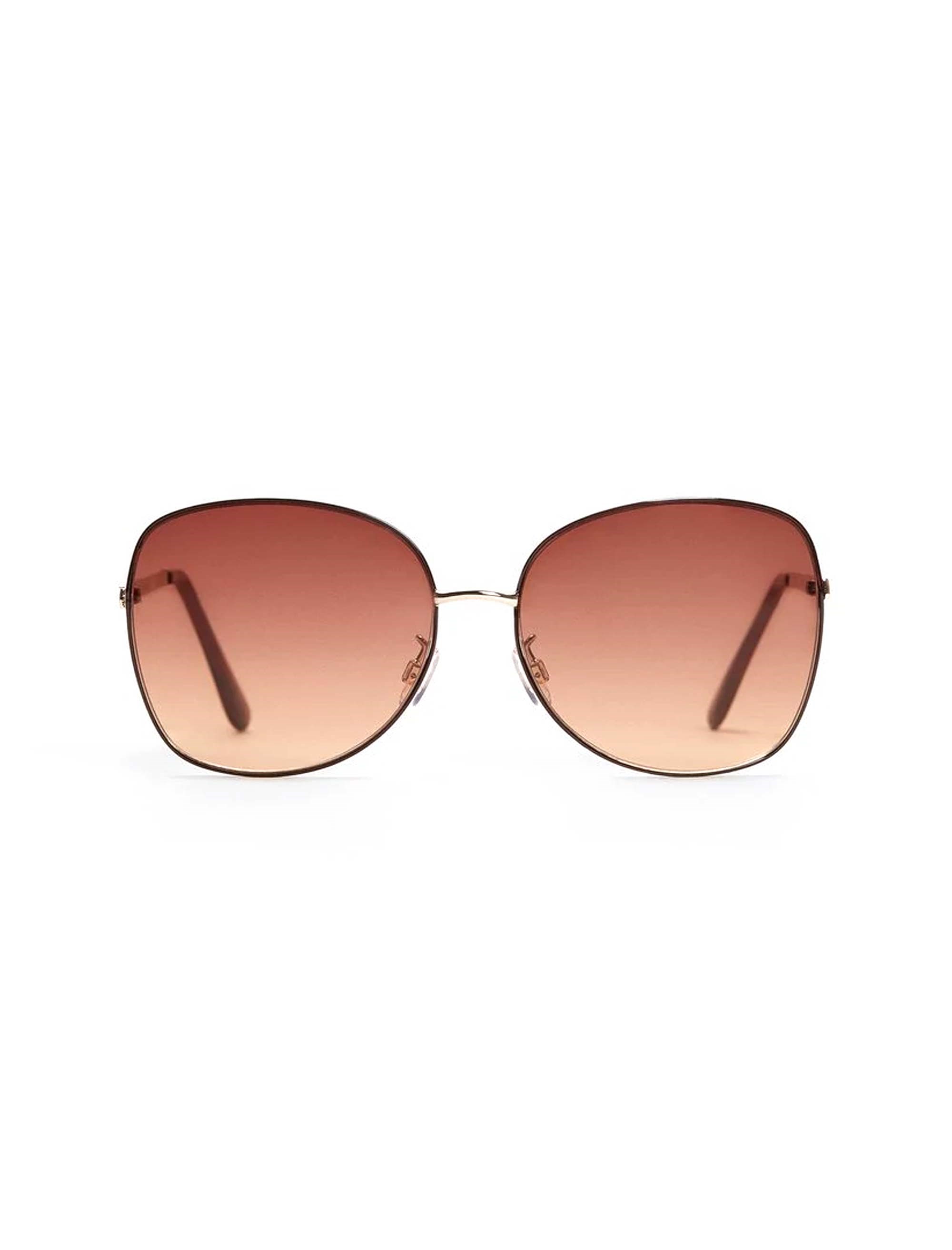 عینک آفتابی خلبانی فلزی زنانه - مانگو - طلايي - 1