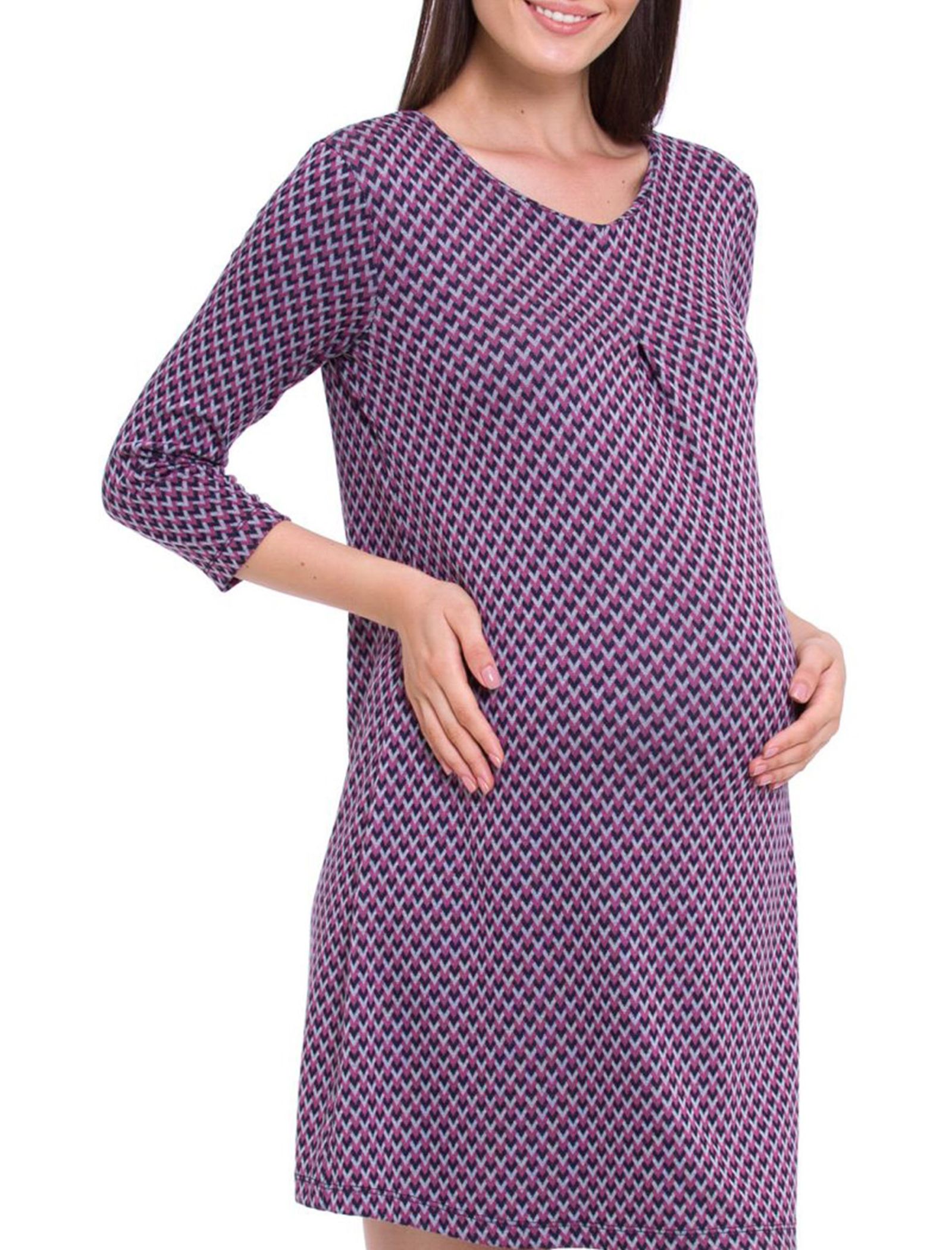 پیراهن بارداری بلند - ال سی وایکیکی - بنفش - 2