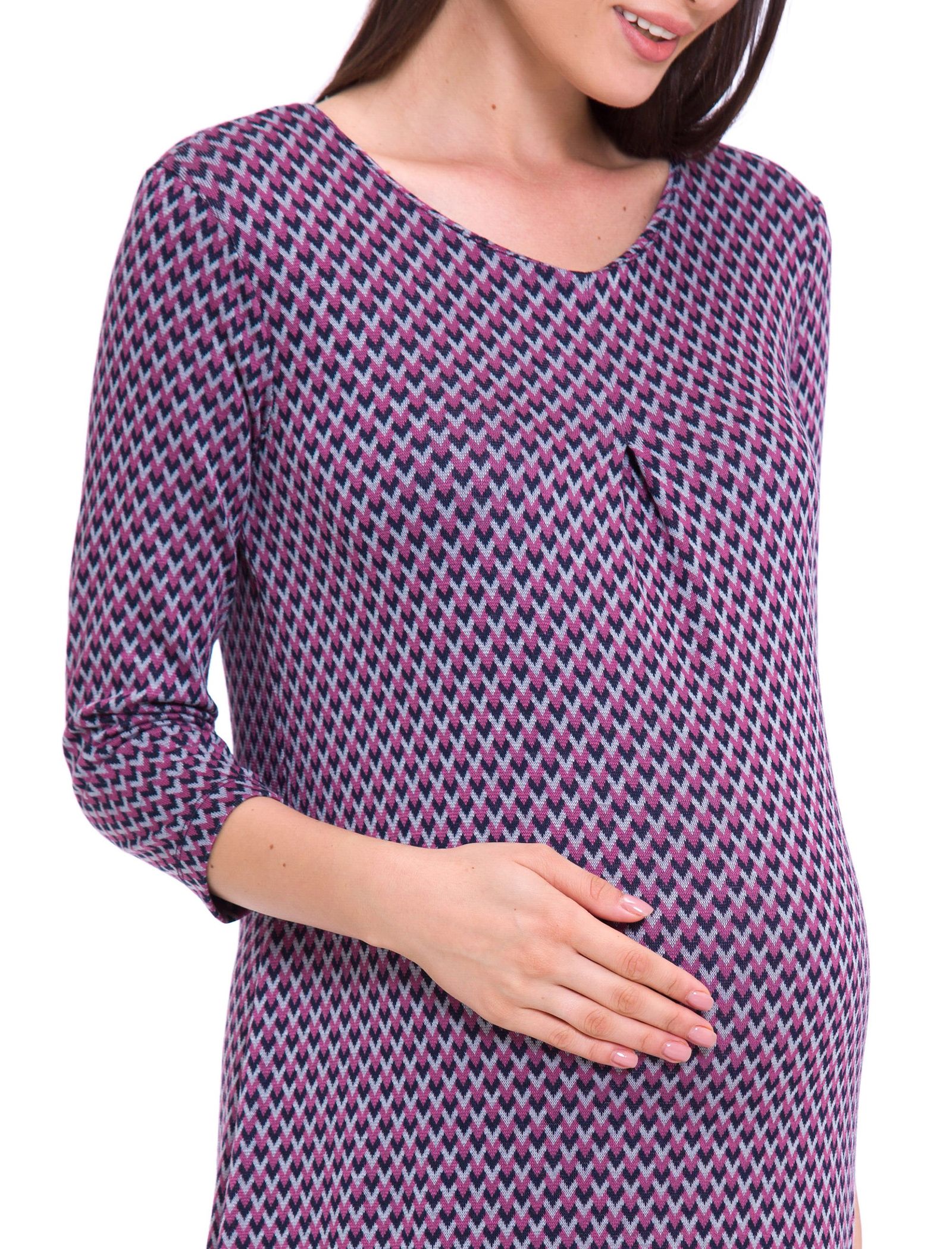 پیراهن بارداری بلند - ال سی وایکیکی - بنفش - 3