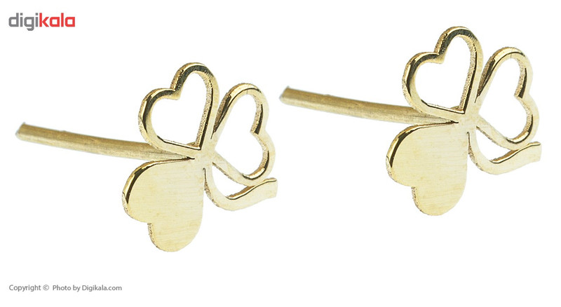 گوشواره طلا 18 عیار ماهک مدل ME0647 - 3