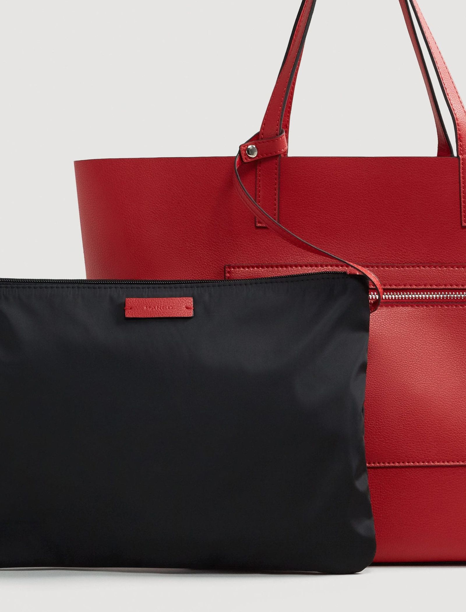 کیف دوشی روزمره زنانه - مانگو تک سایز - قرمز - 4