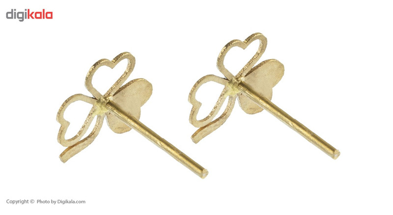 گوشواره طلا 18 عیار ماهک مدل ME0647 - 4