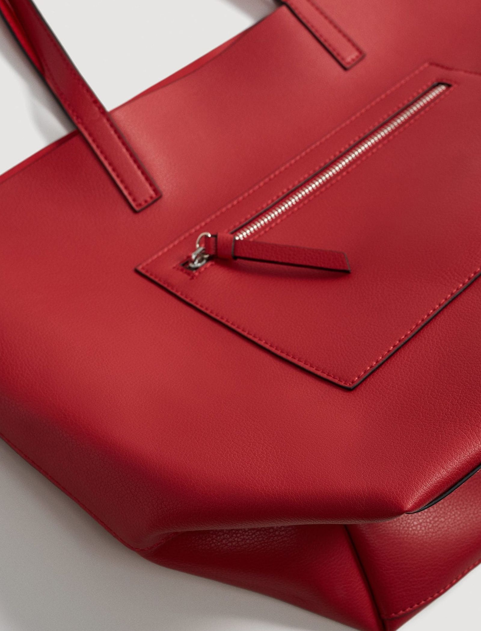 کیف دوشی روزمره زنانه - مانگو تک سایز - قرمز - 5