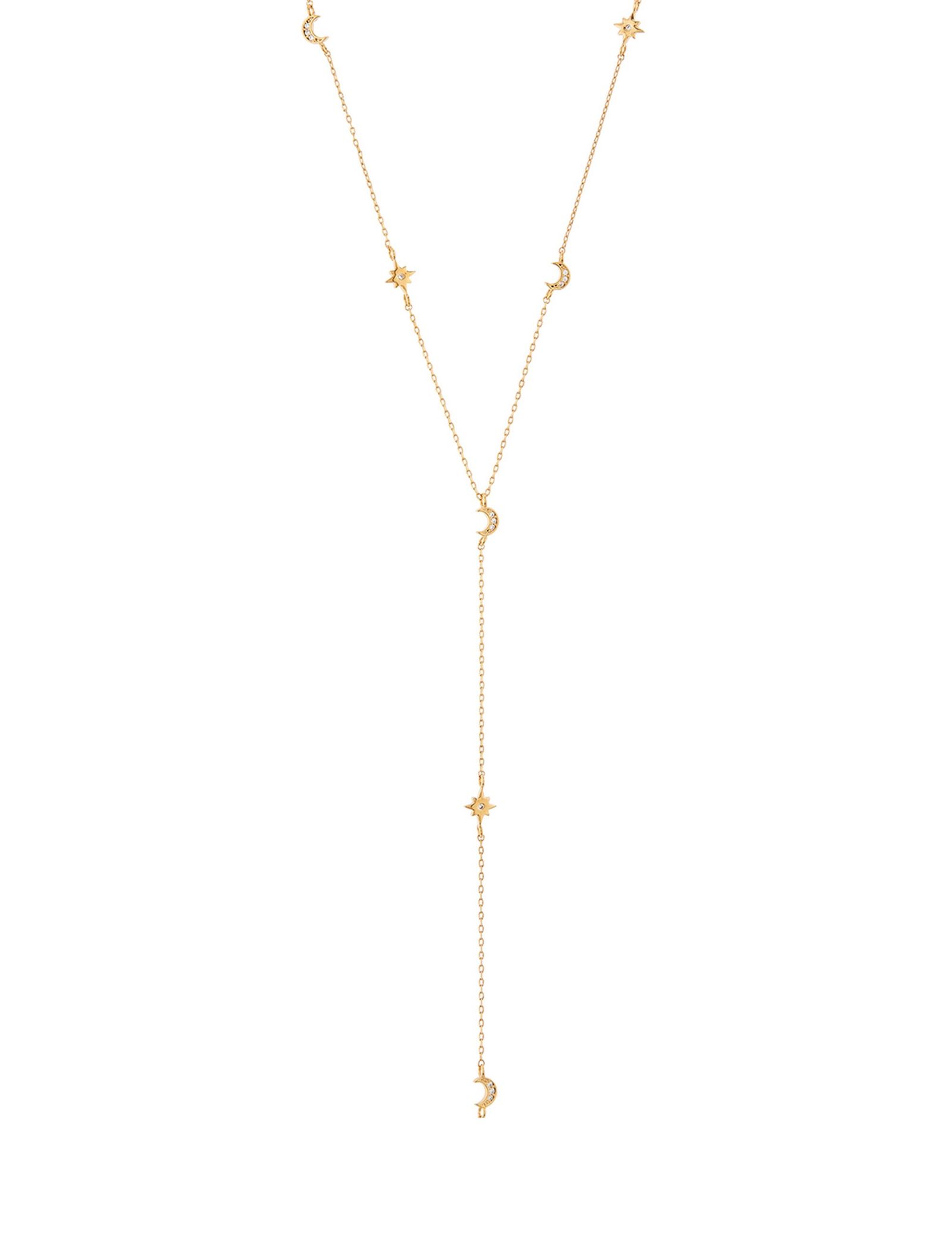 گردنبند زنجیری زنانه - اکسسورایز تک سایز - طلايي - 3