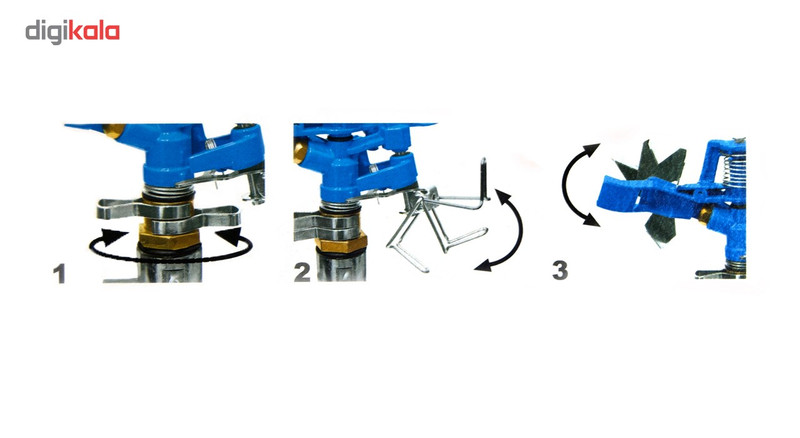 آبپاش ضربه ای آکواکرافت مدل 270070 آبپاش ضربه ای آکواکرافت مدل 270070