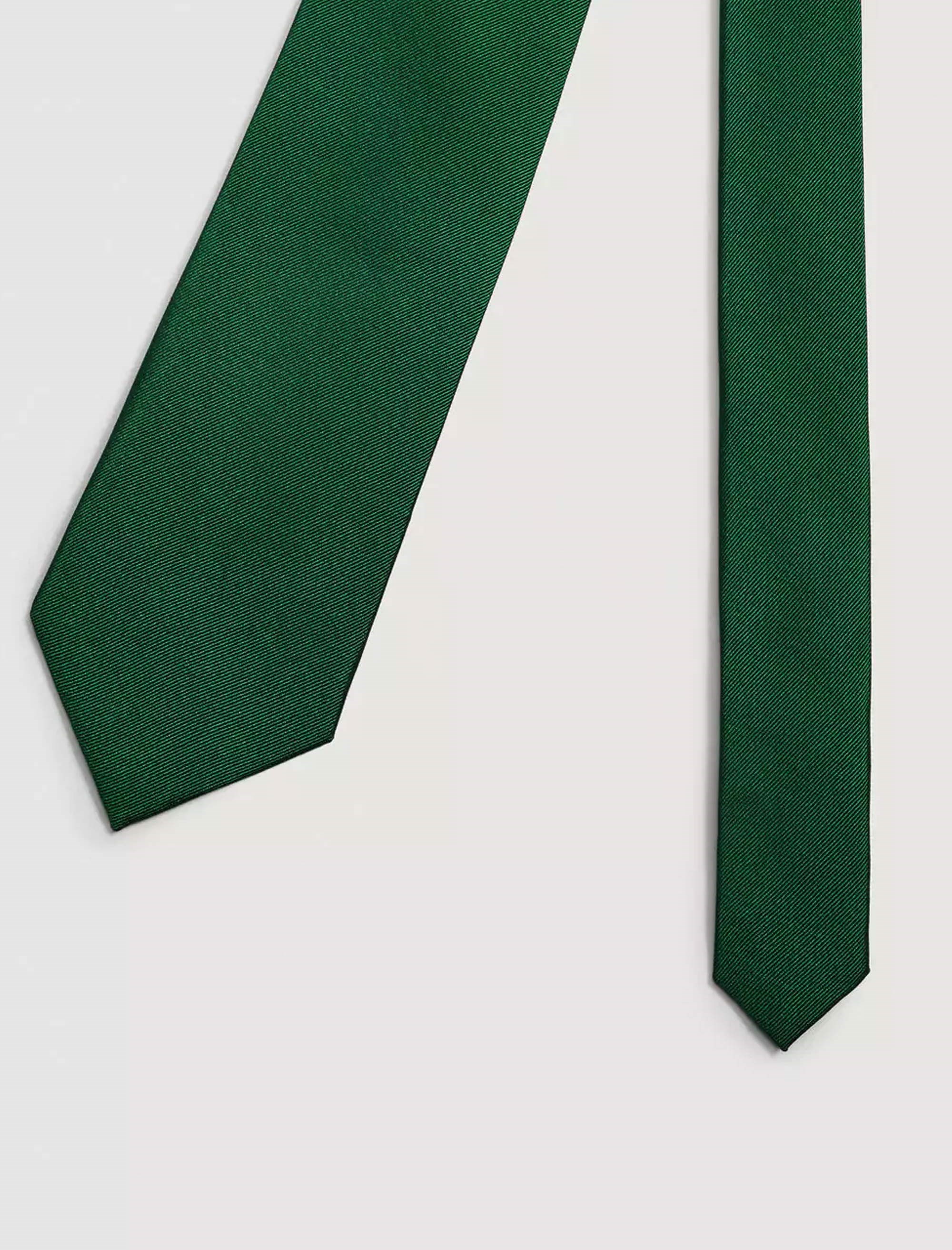 کراوات مانگو مدل 23070660 تک سایز - سبز  - 3