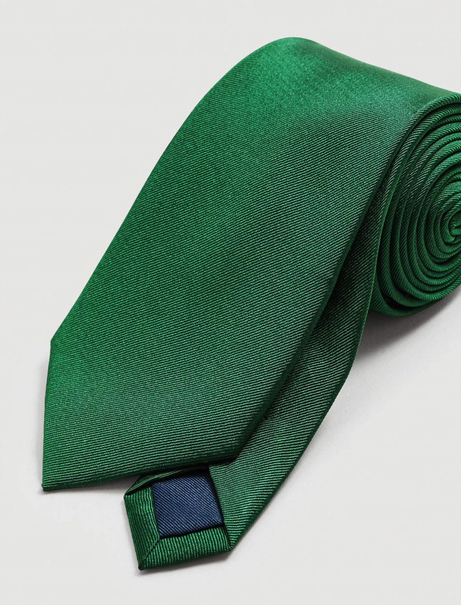 کراوات مانگو مدل 23070660 تک سایز - سبز  - 4