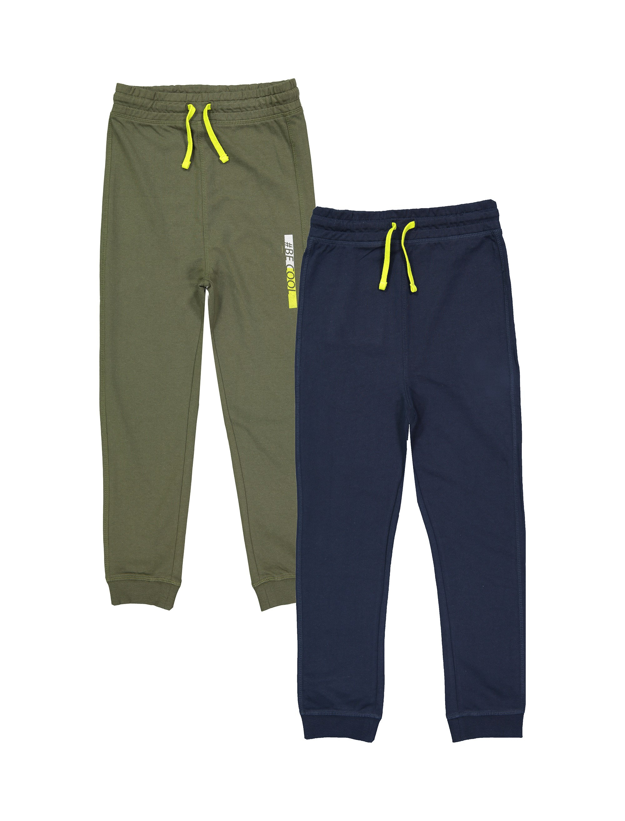 شلوار نخی دم پا کش پسرانه بسته دو عددی - بلوکیدز