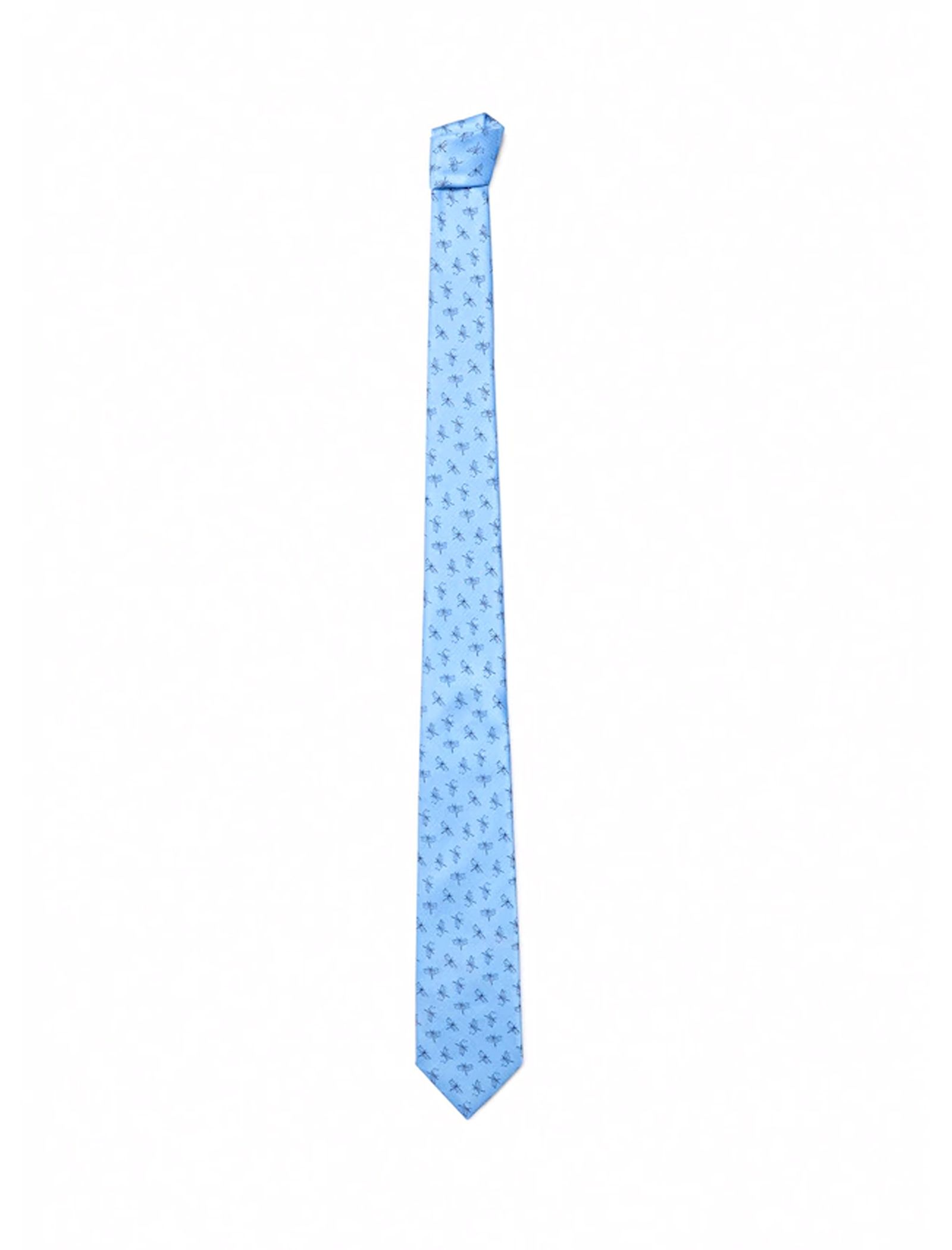 کراوات مانگو مدل 23040653 تک سایز - آبي - 2