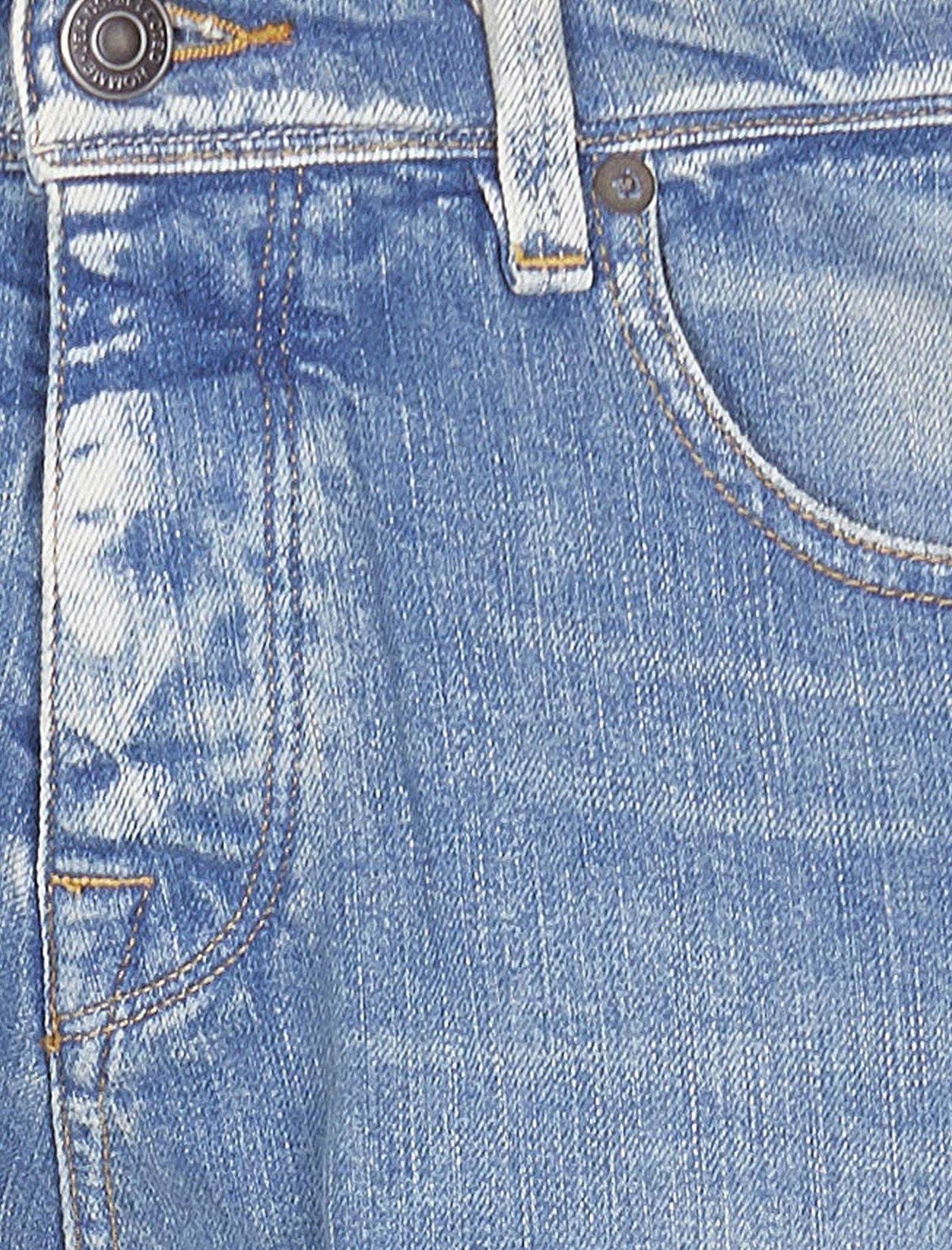 شلوار جین راسته مردانه - سلکتد - آبي روشن - 6