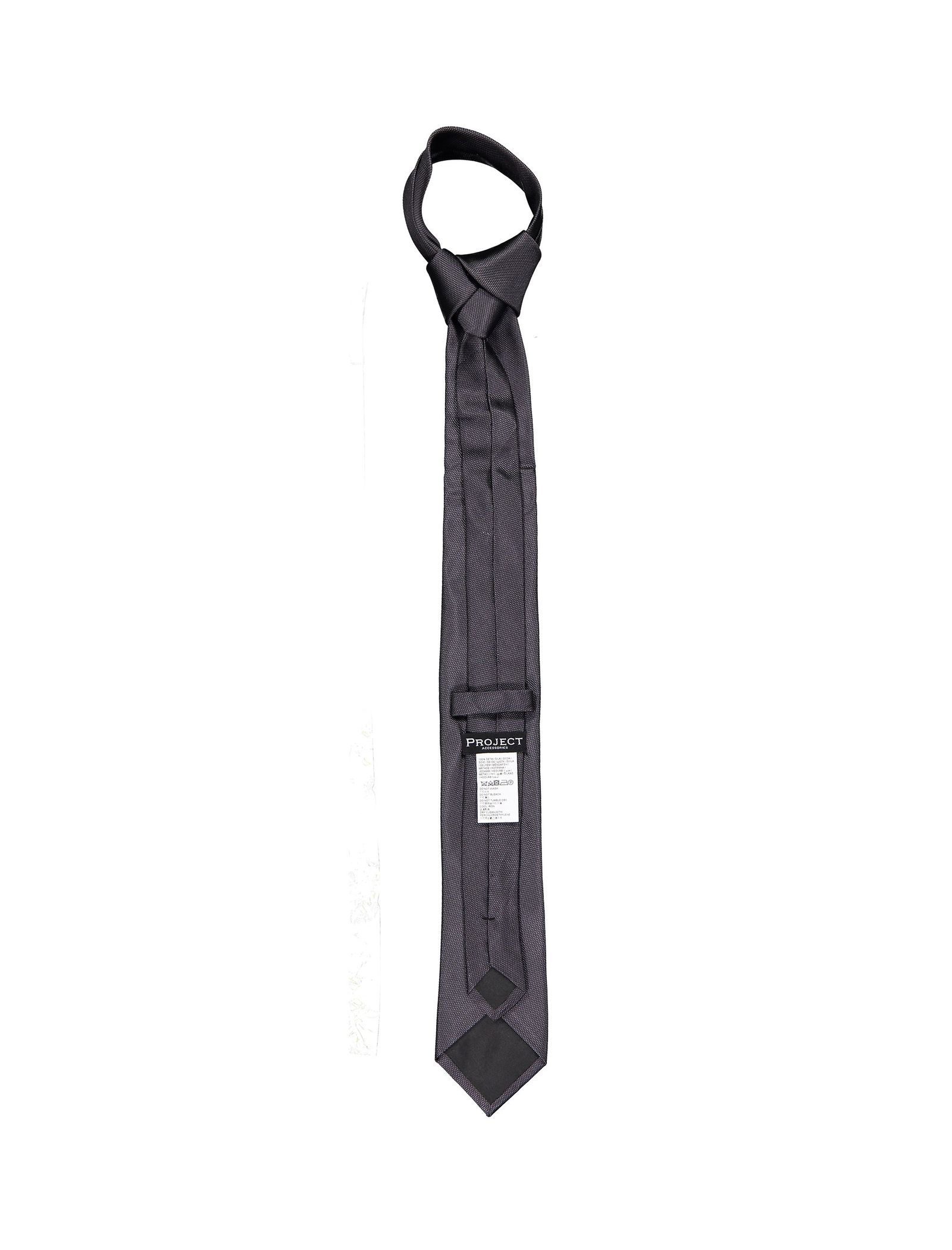 کراوات ابریشم طرح دار مردانه - یوپیم تک سایز - خاکستري - 3