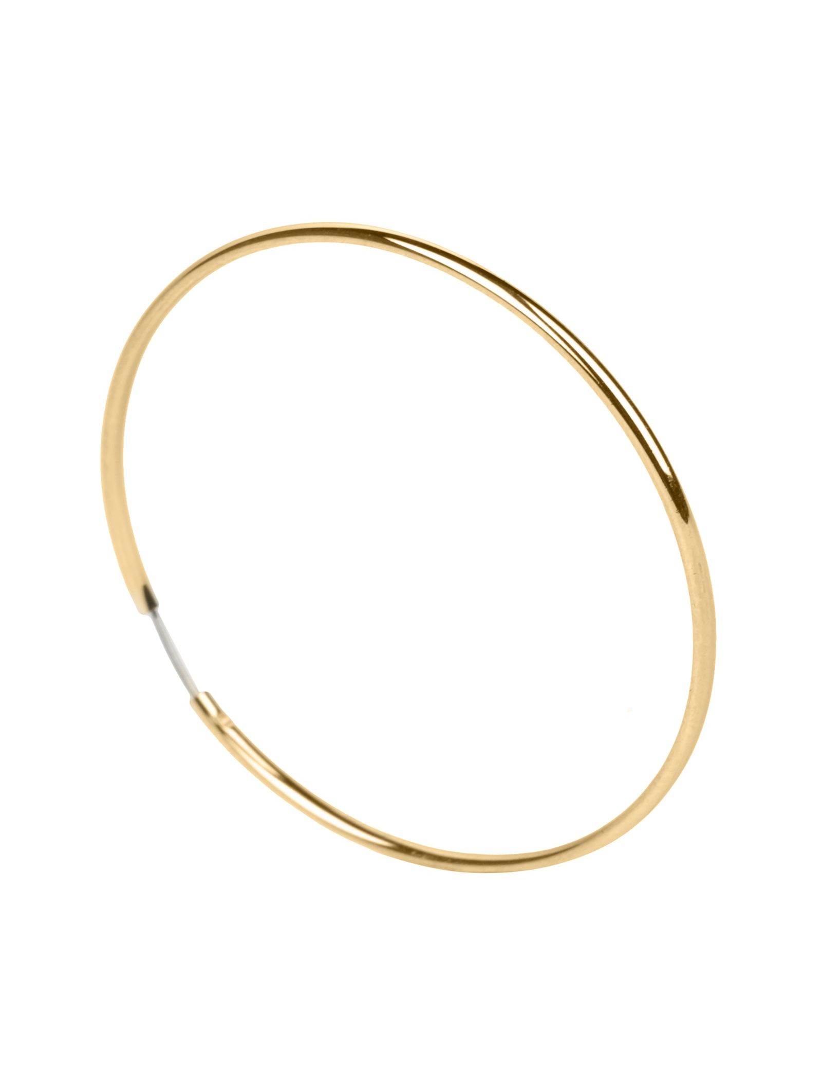 گوشواره حلقه ای زنانه - اکسسورایز تک سایز - طلايي - 3