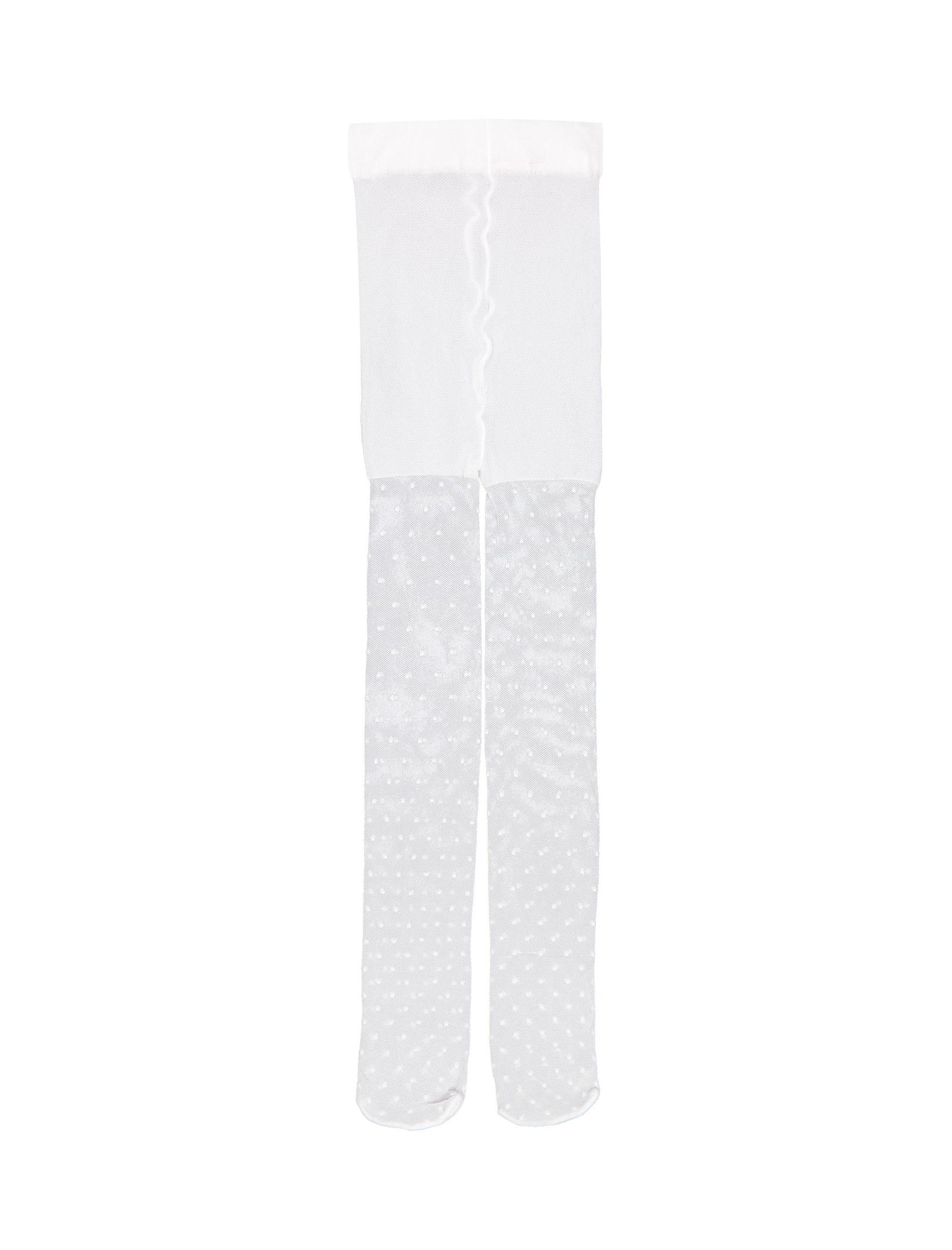 جوراب شلواری طرح دار دخترانه - ایدکس - سفيد - 1