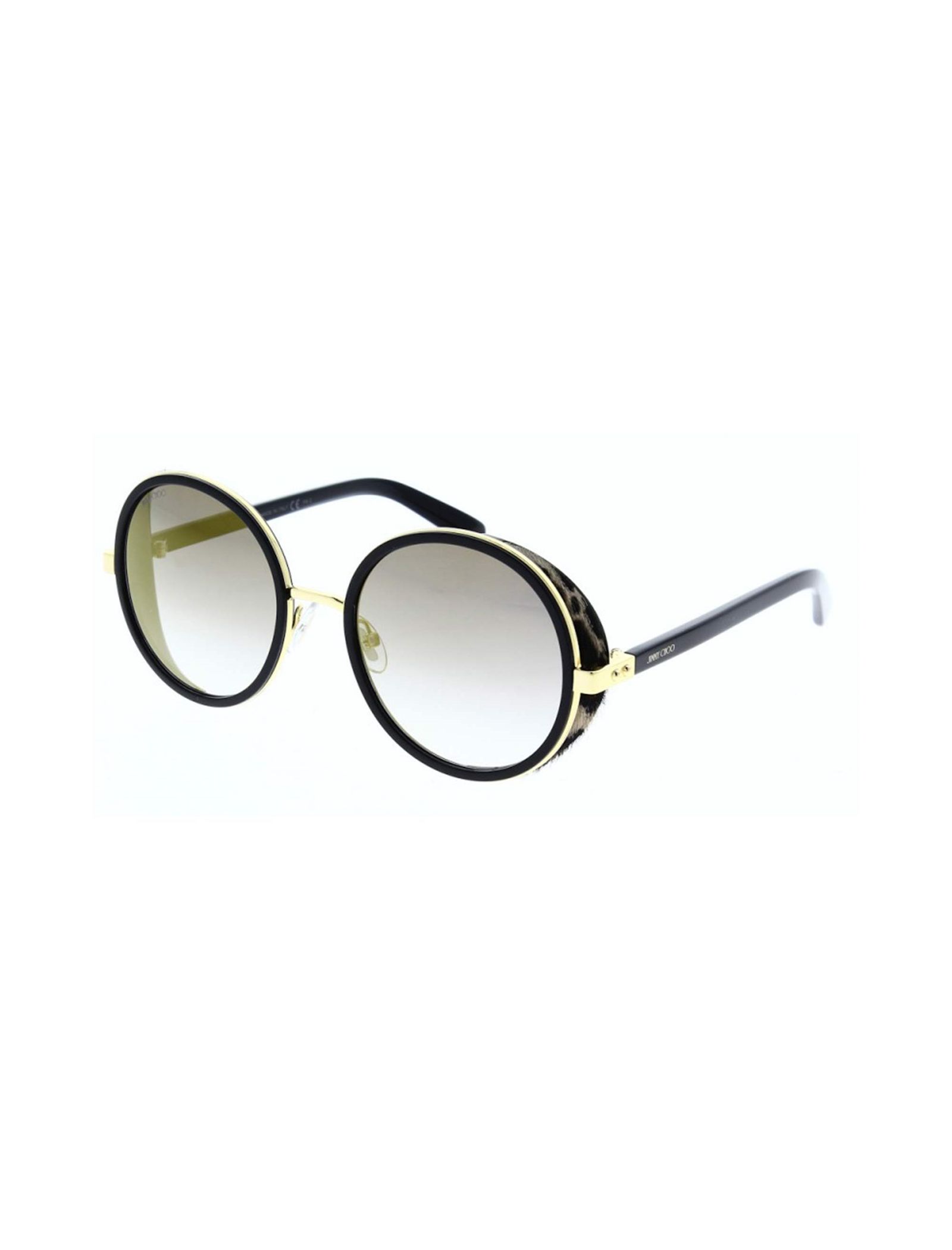 عینک آفتابی گرد بزرگسال - جیمی چو - مشکي طلايي - 3