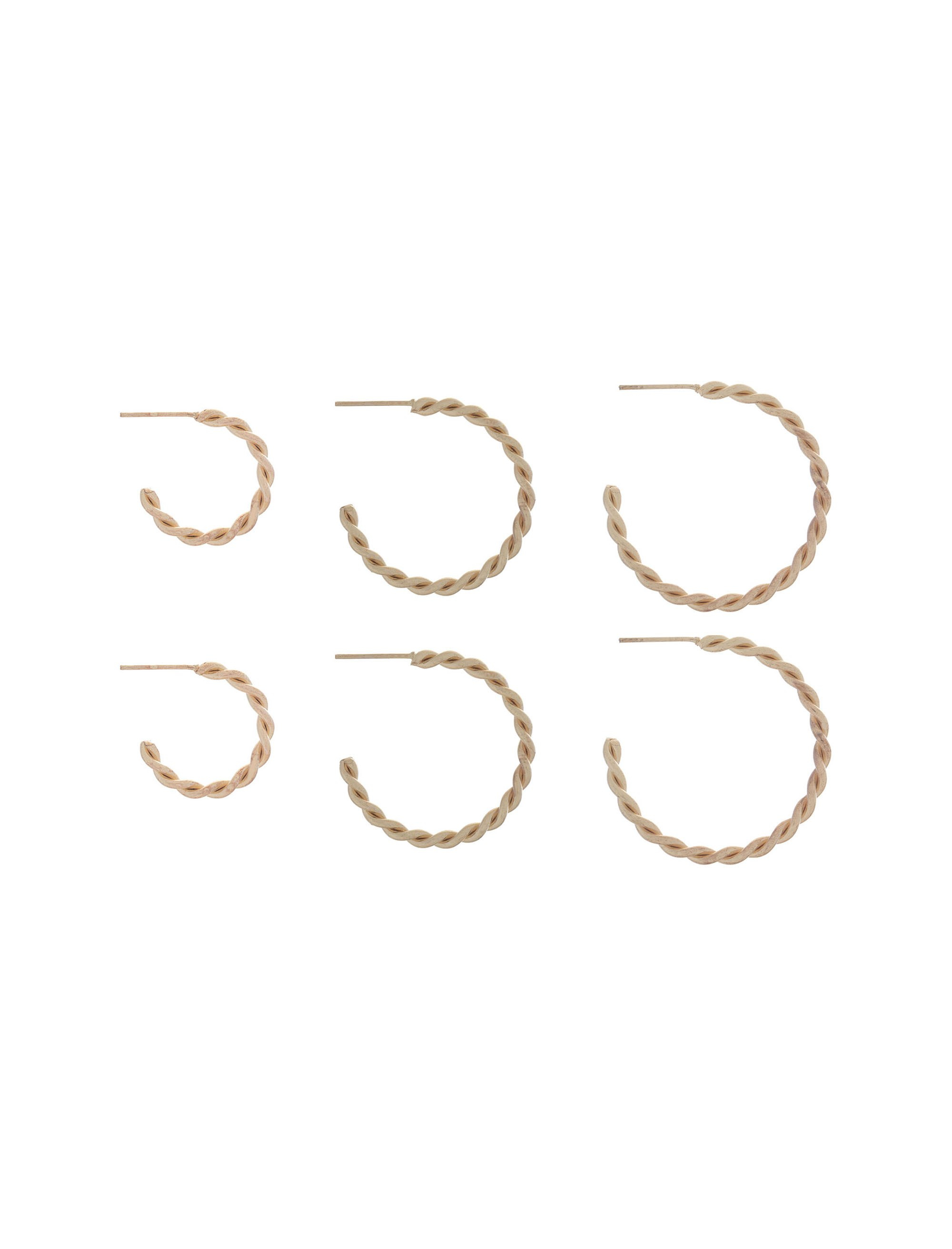 گوشواره زنانه بسته 3 ععدی - اونلی تک سایز