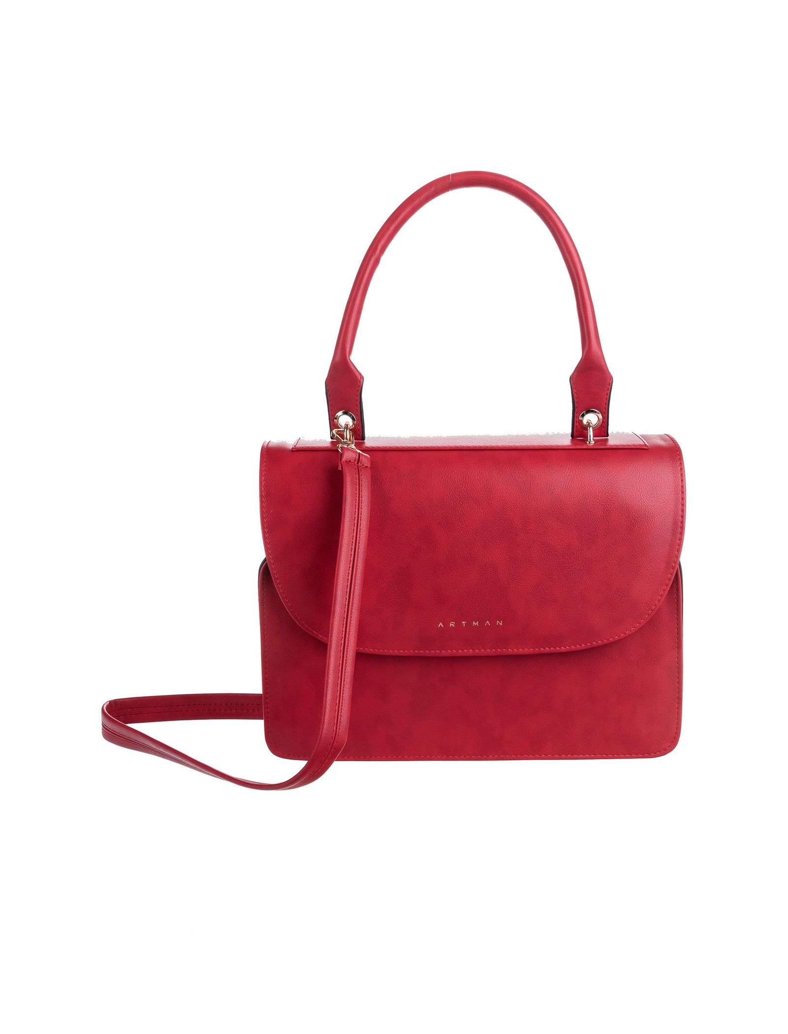 کیف دستی چرم روزمره زنانه Gianna - آرتمن - قرمز - 4