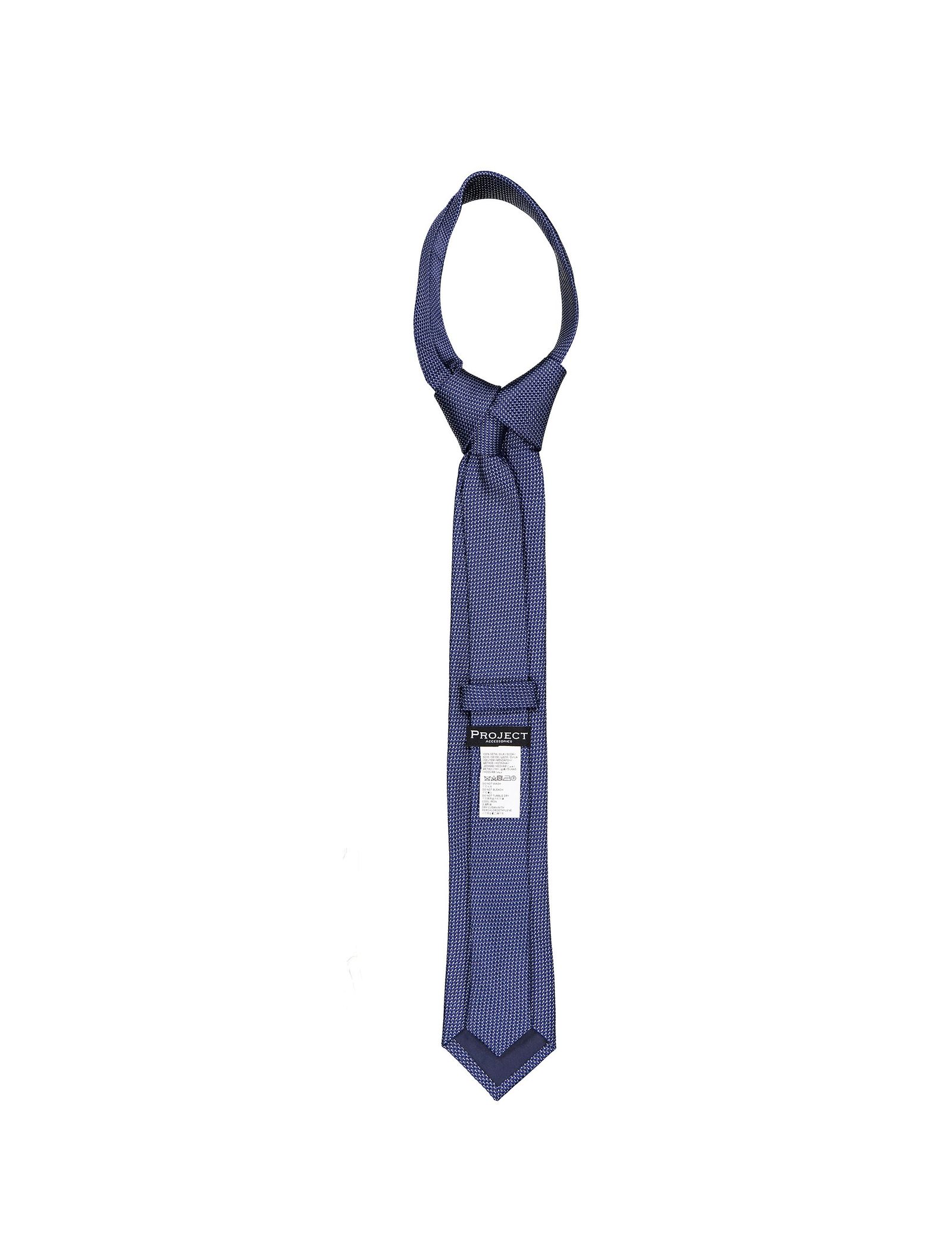 کراوات ابریشم طرح دار مردانه - یوپیم تک سایز - آبي - 3