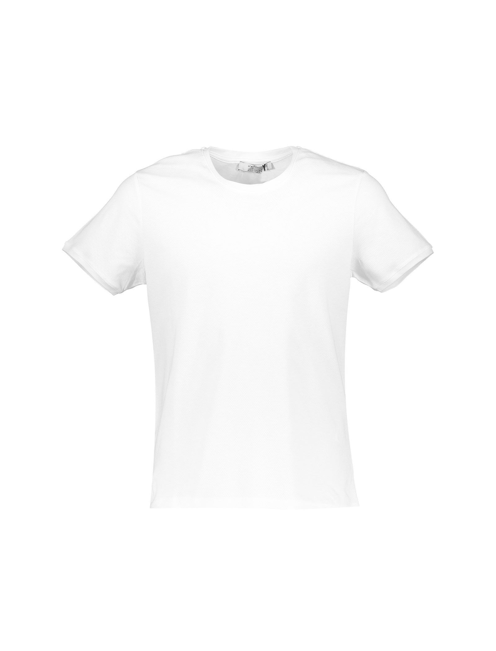 تی شرت نخی آستین کوتاه مردانه - ال سی وایکیکی - سفيد - 1