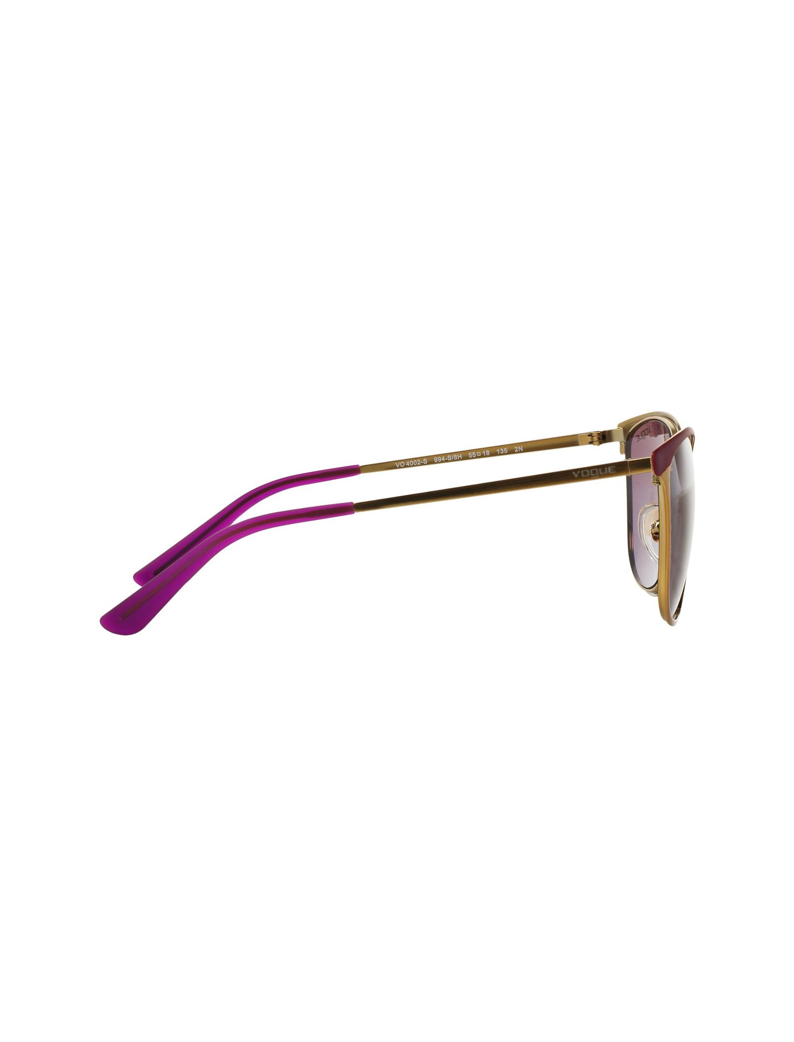 عینک آفتابی گربه ای زنانه - ووگ - طلايي و بنفش - 4