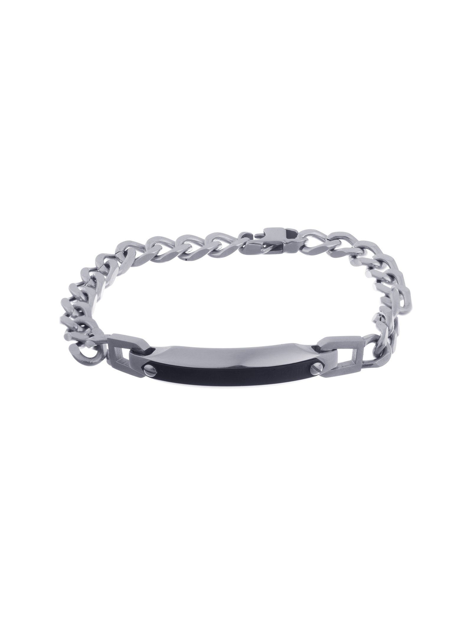 دستبند زنجیری مردانه - برازوی - Silver - 1