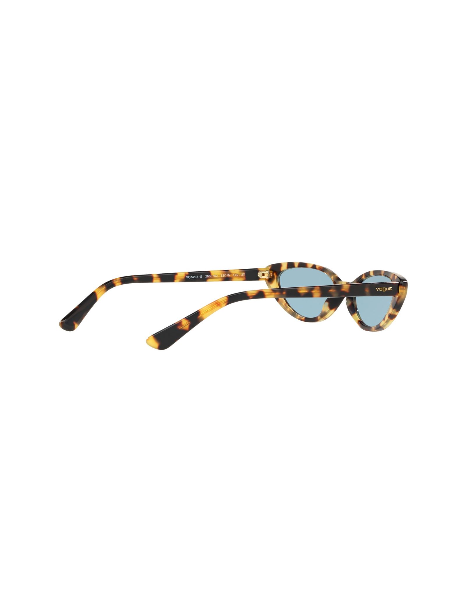 عینک آفتابی گربه ای زنانه - ووگ - قهوه اي و زرد - 7