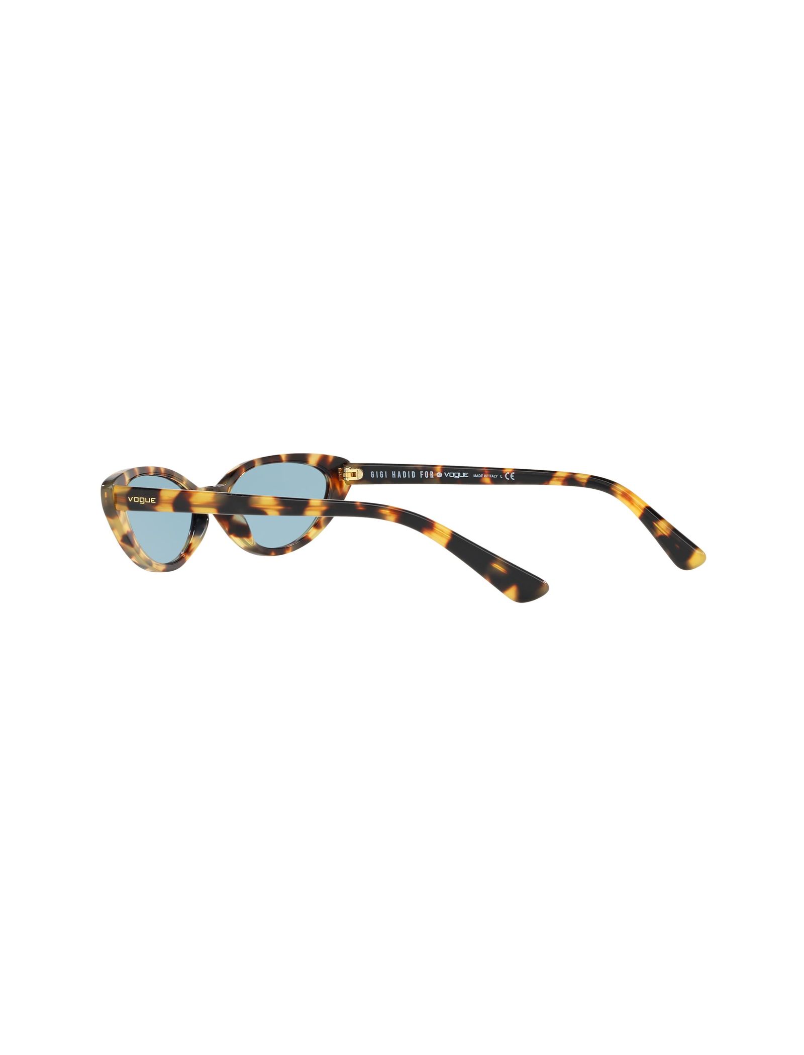 عینک آفتابی گربه ای زنانه - ووگ - قهوه اي و زرد - 9