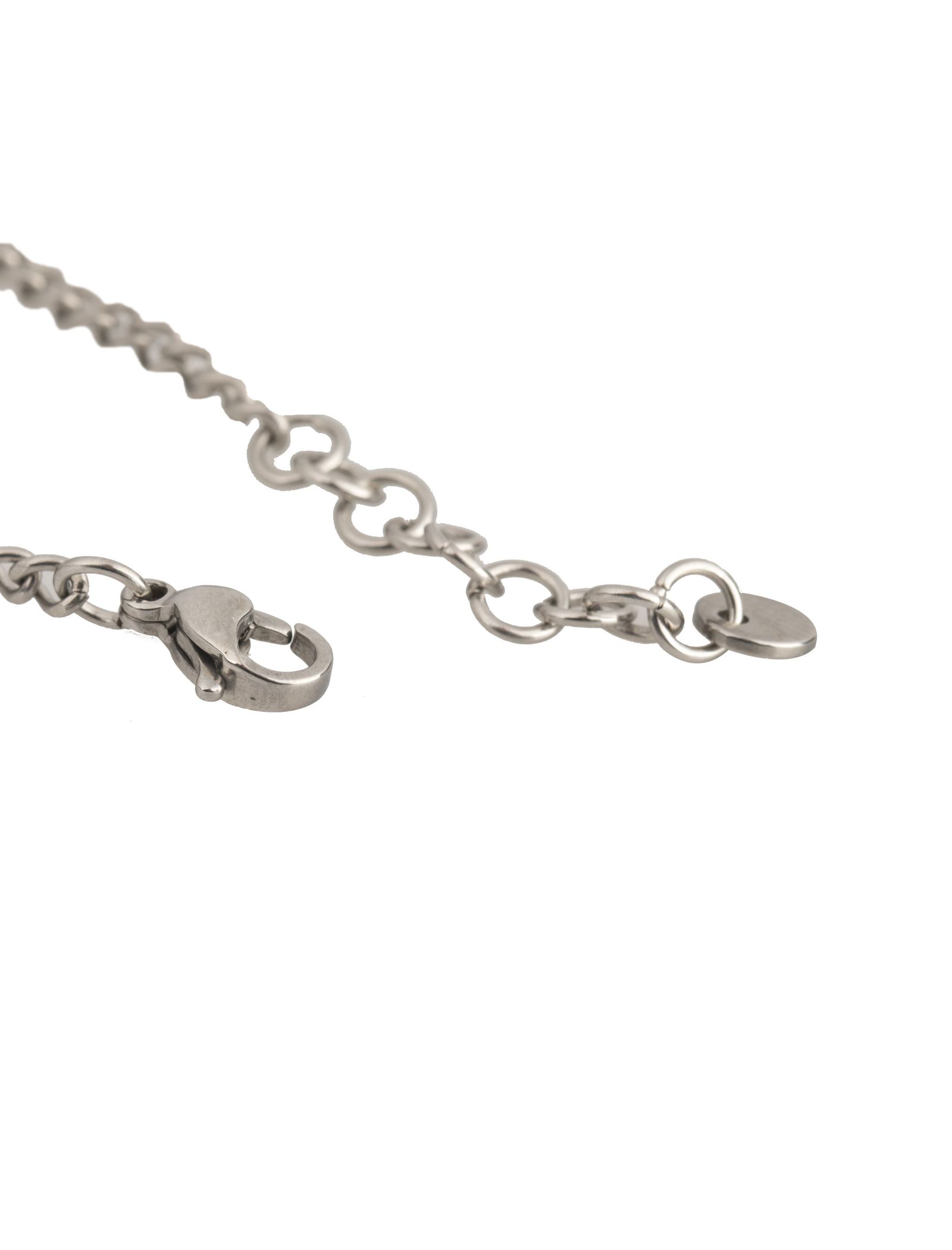 دستبند استیل زنجیری زنانه - برازوی - نقره اي  - 7