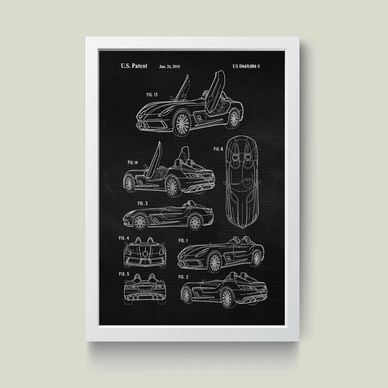 تابلو مدل مرسدس بنز Mercedes benz کد A2918-w