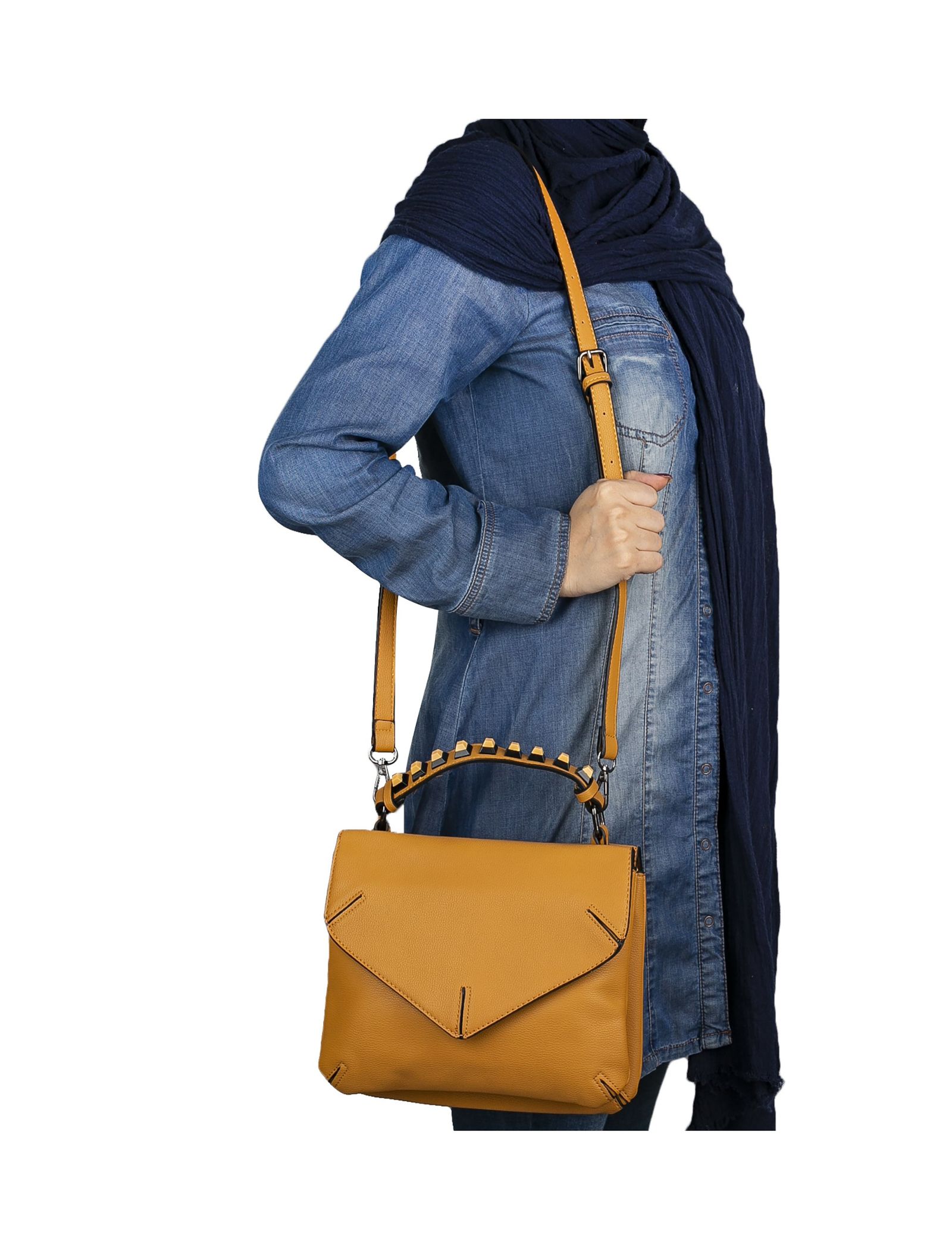 کیف دستی روزمره زنانه - شانتال - نارنجي روشن - 3