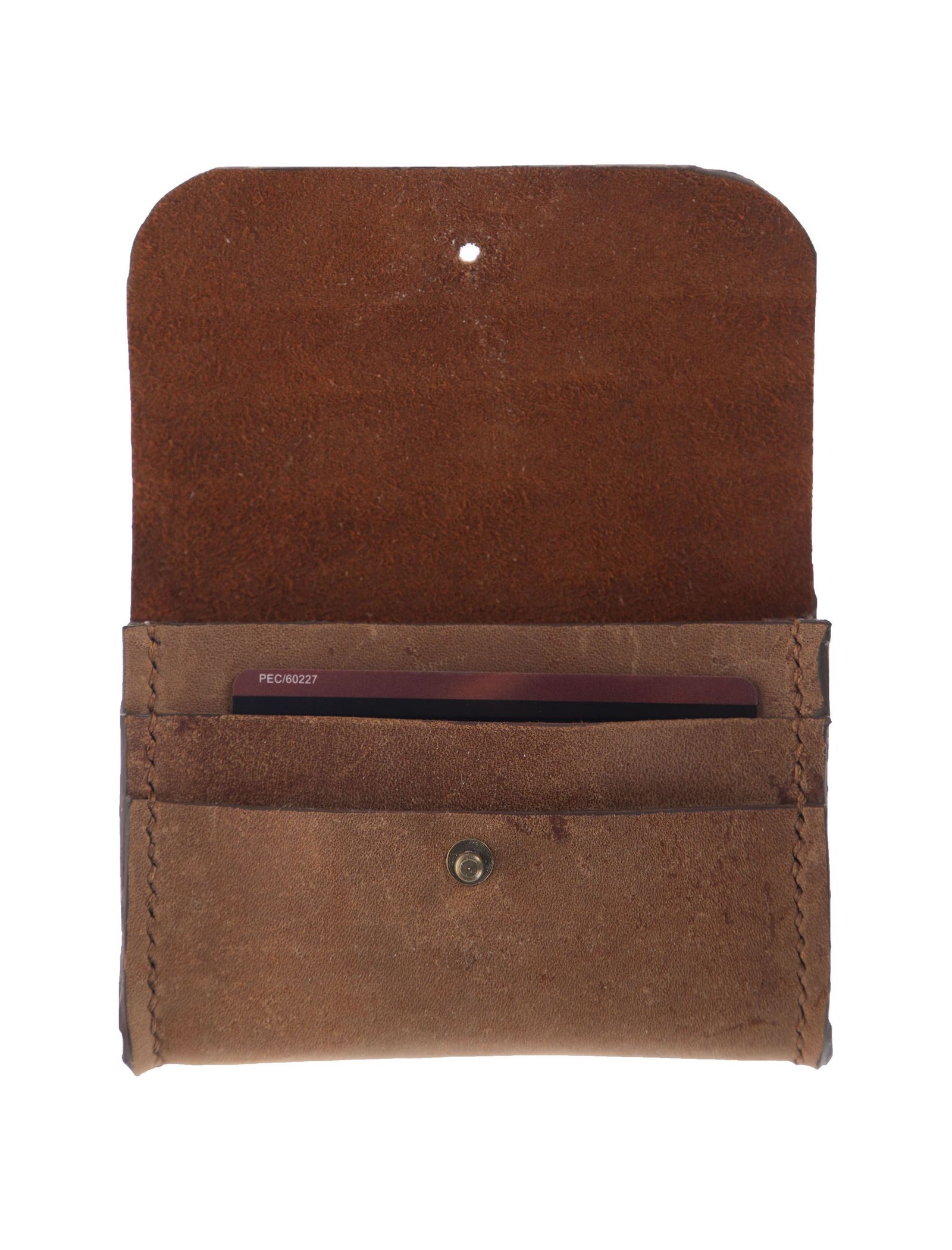 کیف کارت اعتباری چرم بزرگسال - چرم لانکا تک سایز - قهوه اي روشن - 5