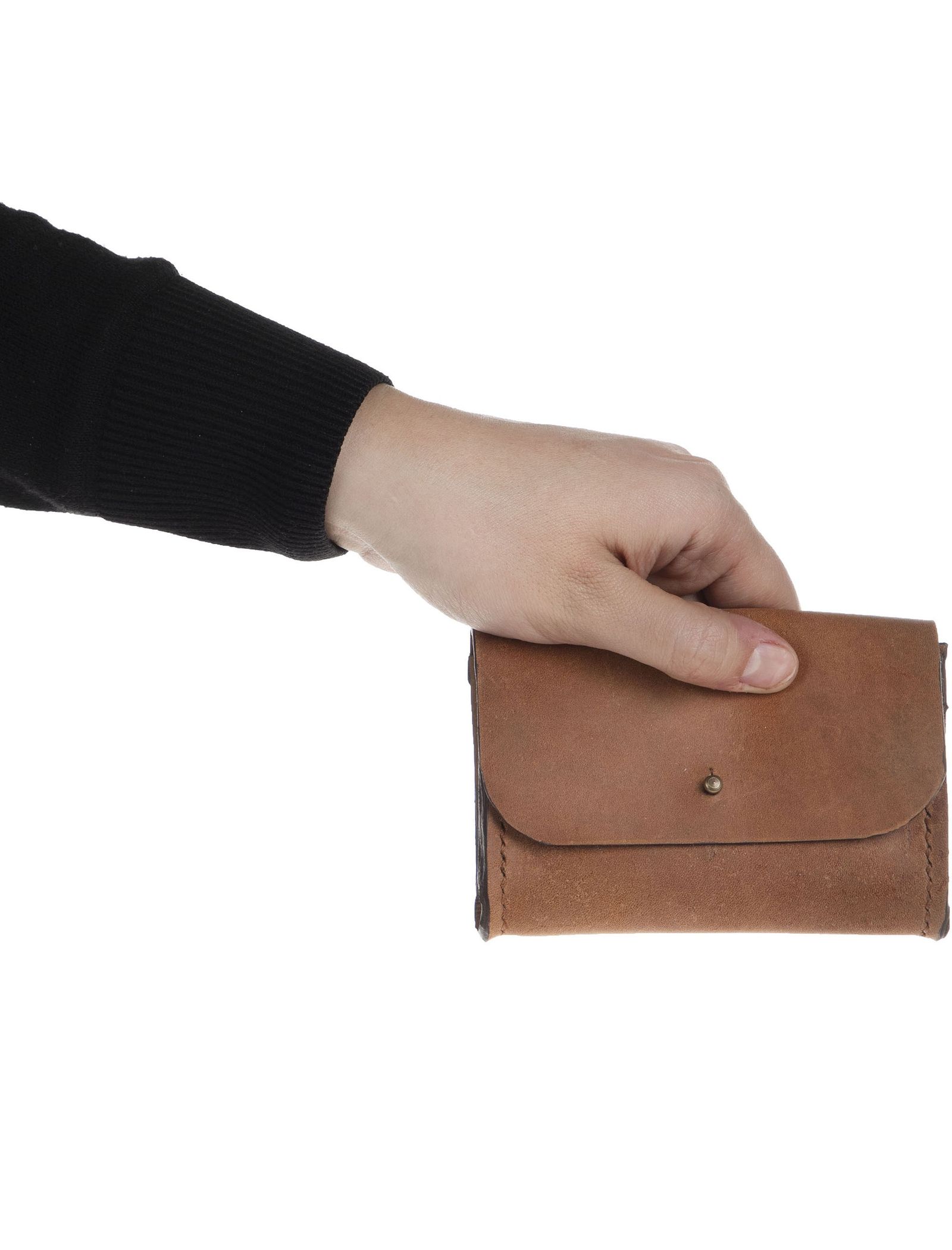 کیف کارت اعتباری چرم بزرگسال - چرم لانکا تک سایز - قهوه اي روشن - 6