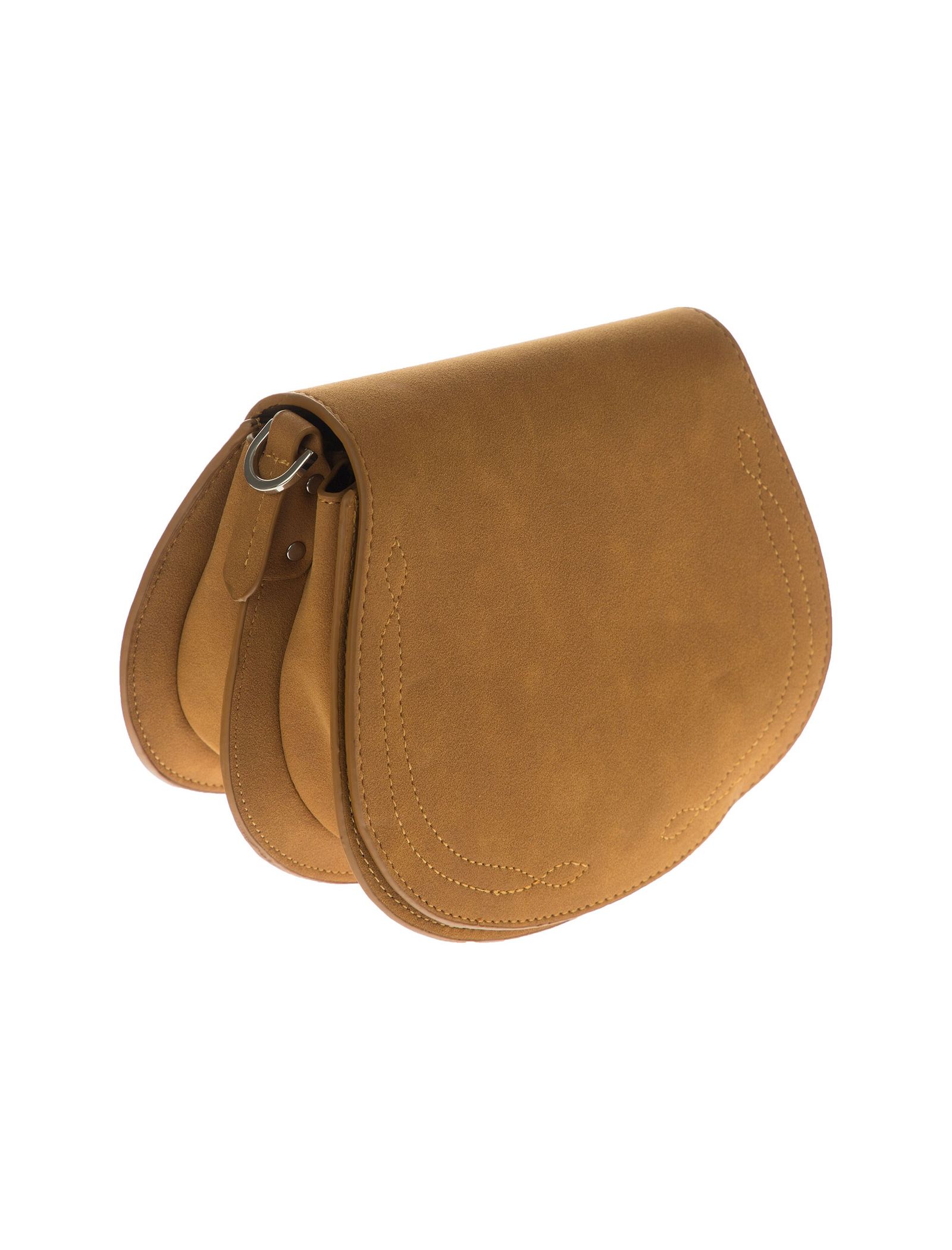 کیف دوشی روزمره زنانه - آبجکت تک سایز - قهوه‌اي روشن - 5