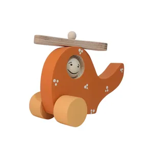 اسباب بازی چوبی طرح هلی کوپتر مدل MKT24-B