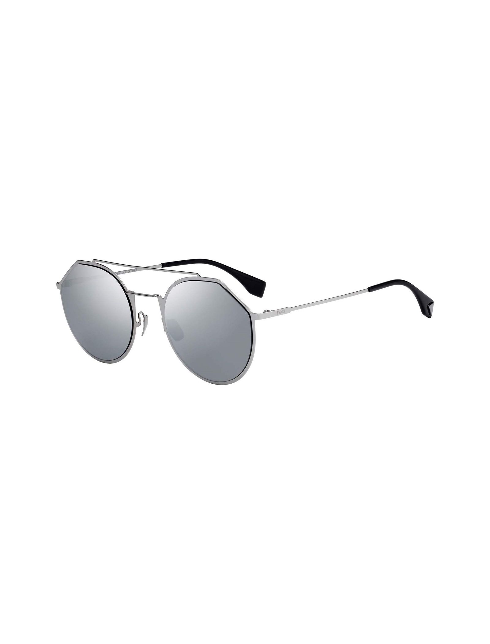 عینک آفتابی خلبانی مردانه - فندی - نقره اي - 1