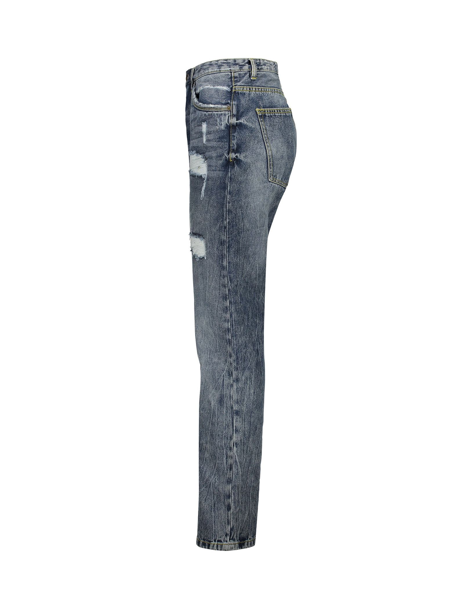 شلوار جین راسته مردانه - یوپیم - آبي - 4