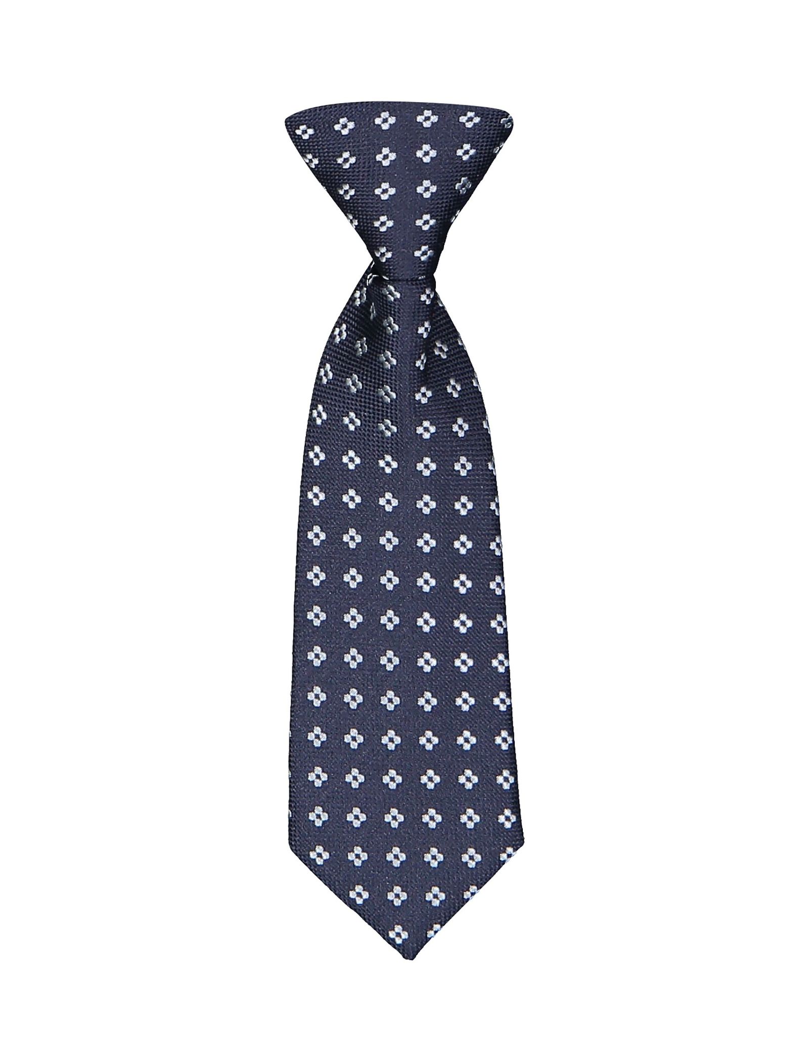 کراوات طرح دار پسرانه - ایدکس تک سایز - سرمه اي - 1