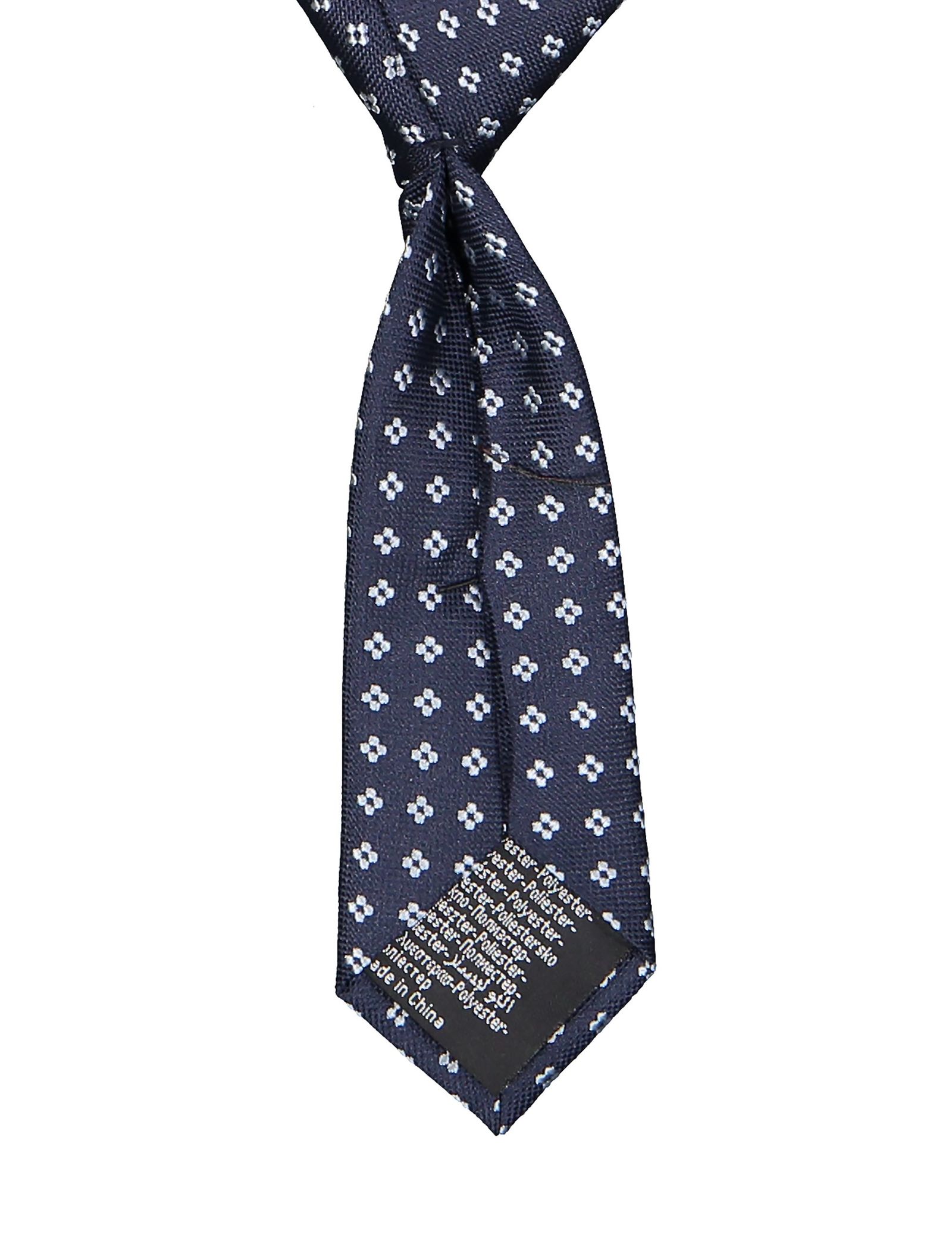 کراوات طرح دار پسرانه - ایدکس تک سایز - سرمه اي - 3