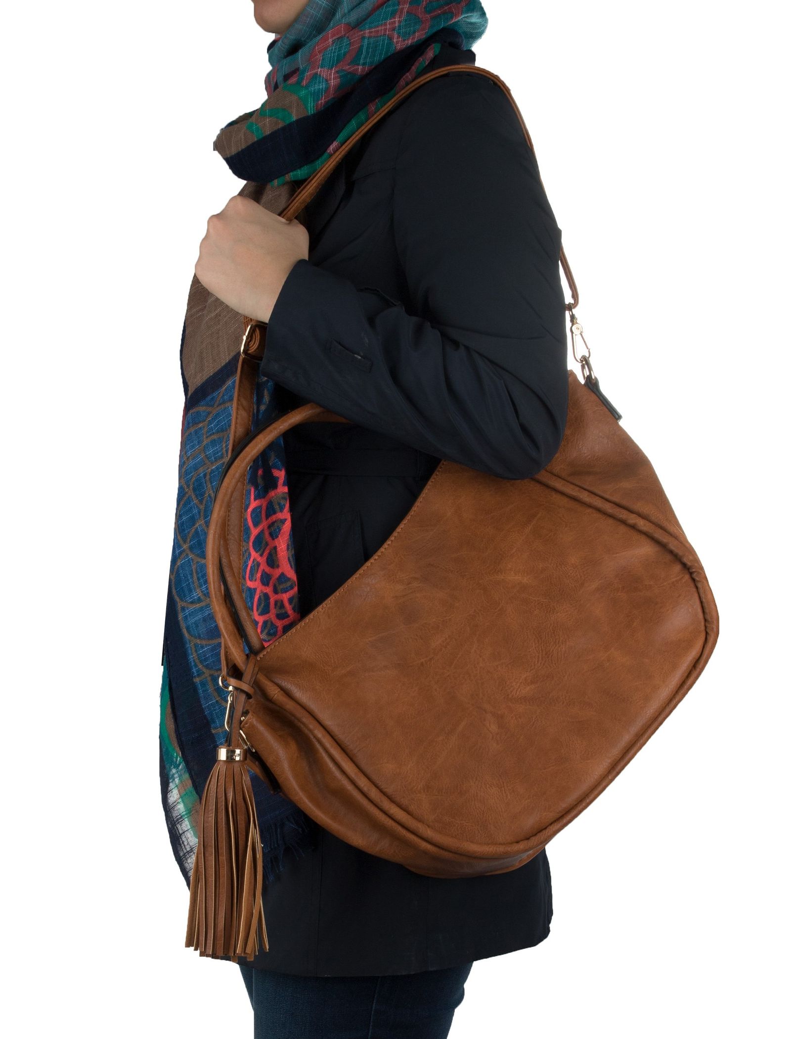 کیف دستی روزمره زنانه - دادلین تک سایز - قهوه اي روشن  - 3
