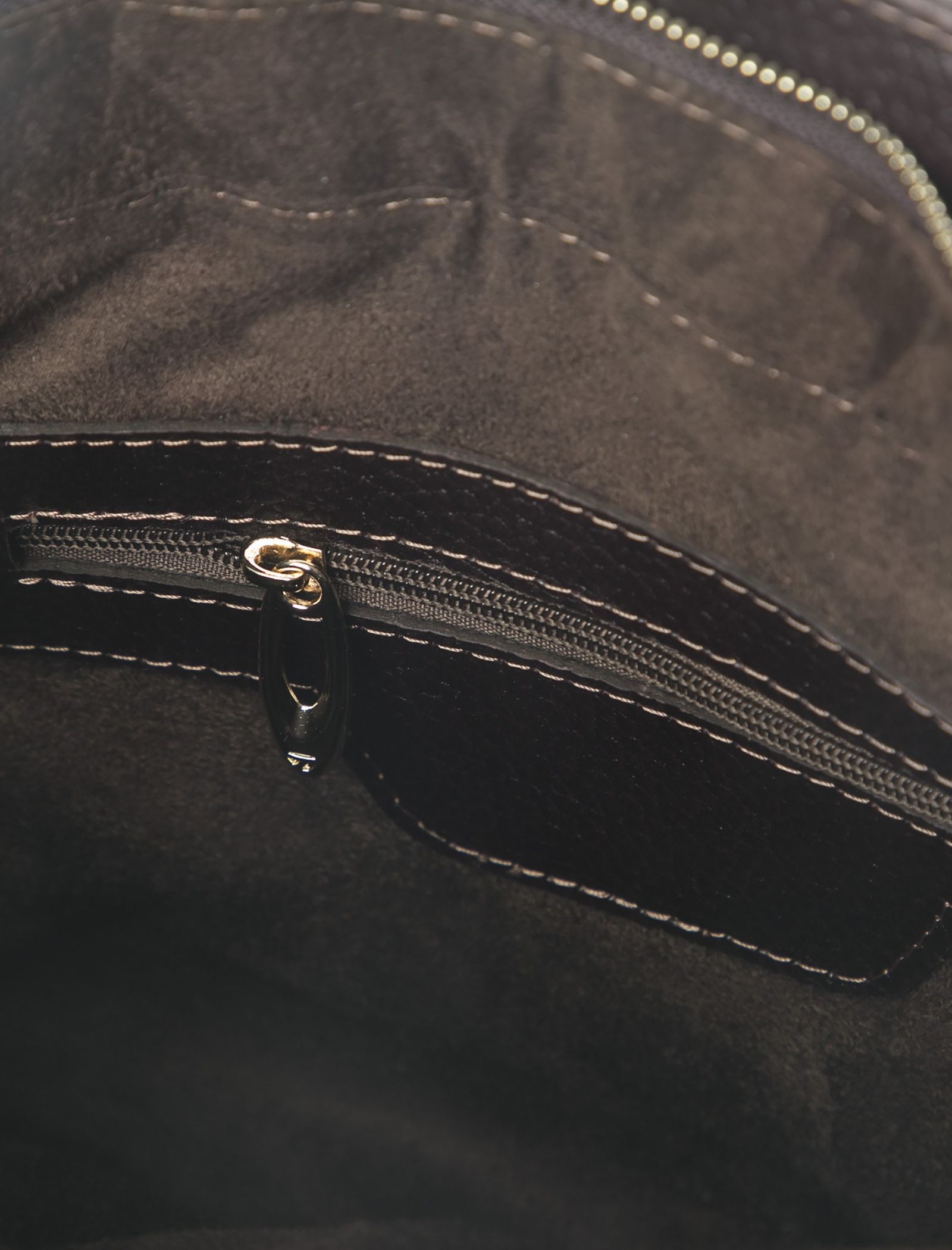 کیف دستی چرم روزمره زنانه - شیفر تک سایز - قهوه اي - 8