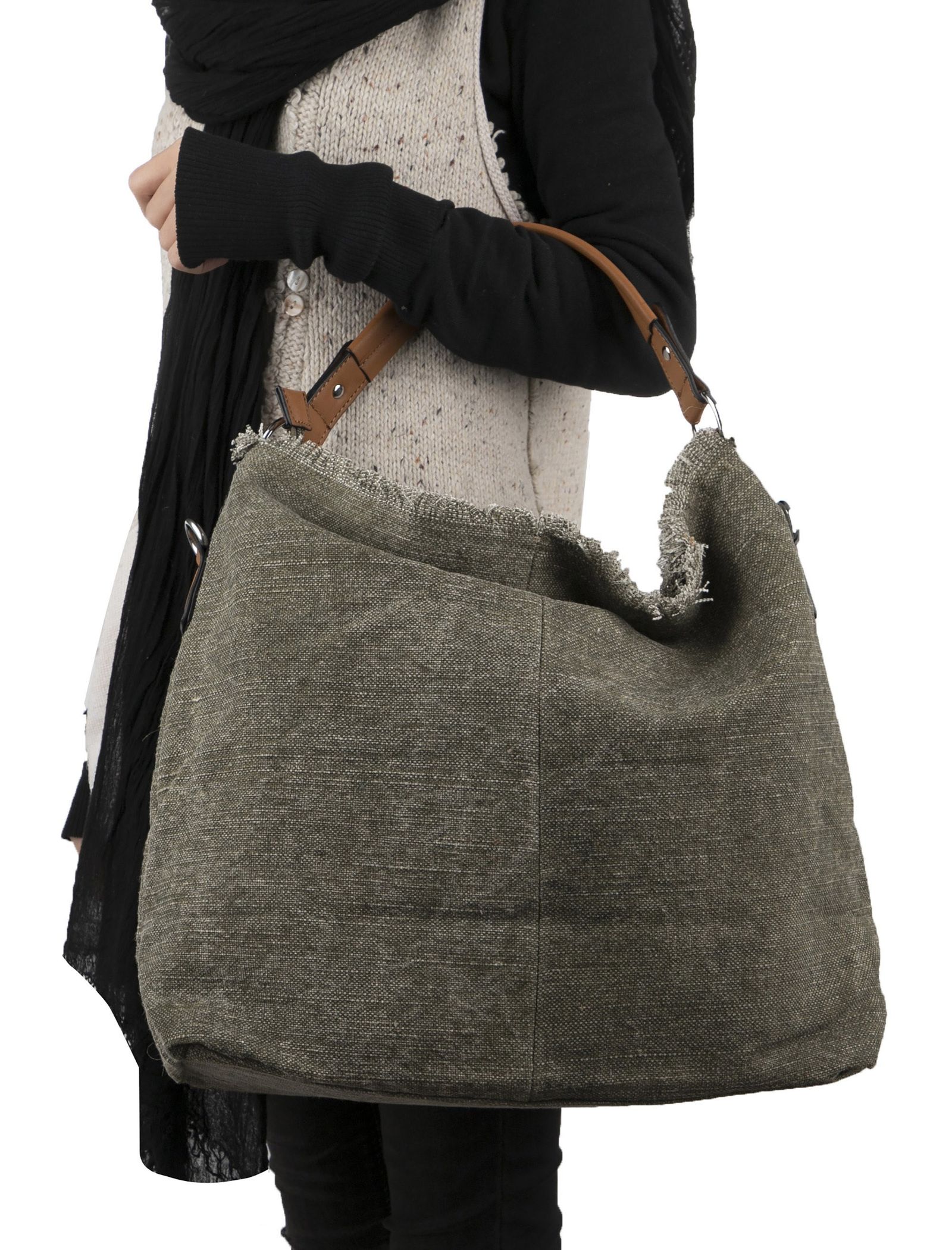 کیف دستی روزمره زنانه - دادلین تک سایز - سبز  - 3
