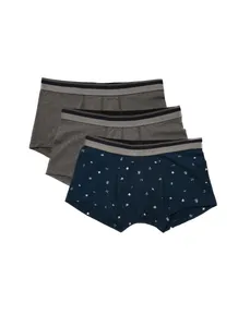 شورت نخی باکسر مردانه بسته سه عددی - کوتون