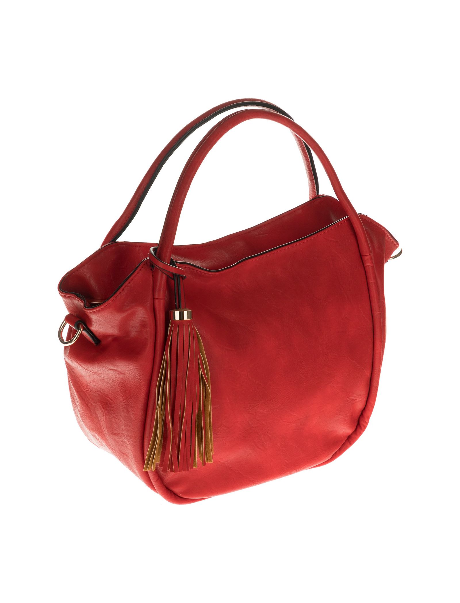 کیف دستی روزمره زنانه - دادلین تک سایز - قرمز  - 4