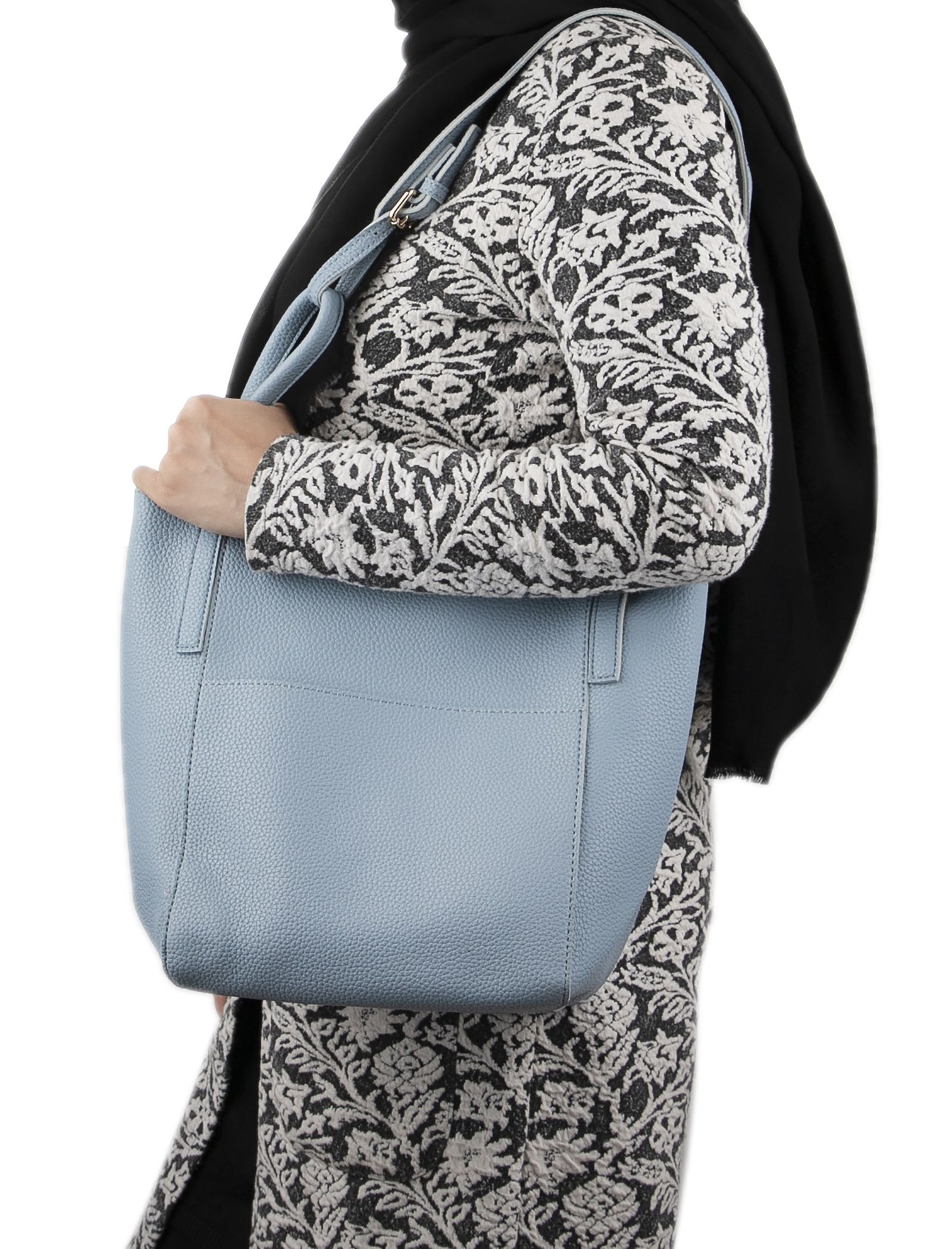 کیف دوشی روزمره زنانه - دادلین تک سایز - آبي روشن - 11