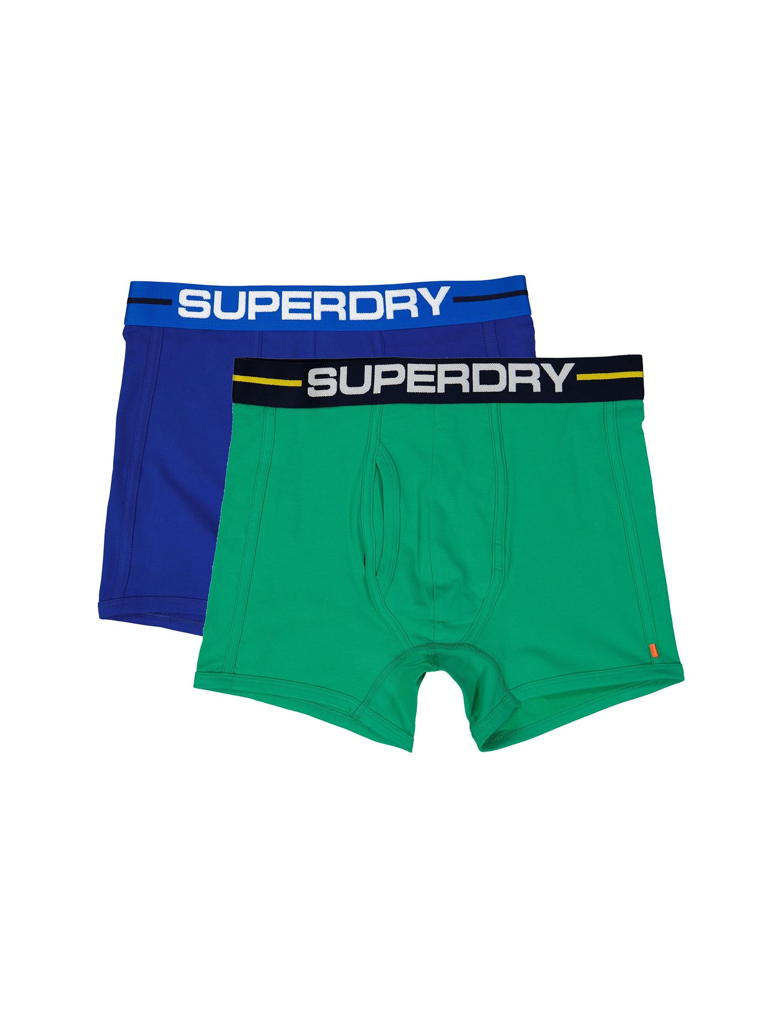 Men Cotton Boxer Underwear Pack Of 2 - سوپردرای - آبي/سبز - 2