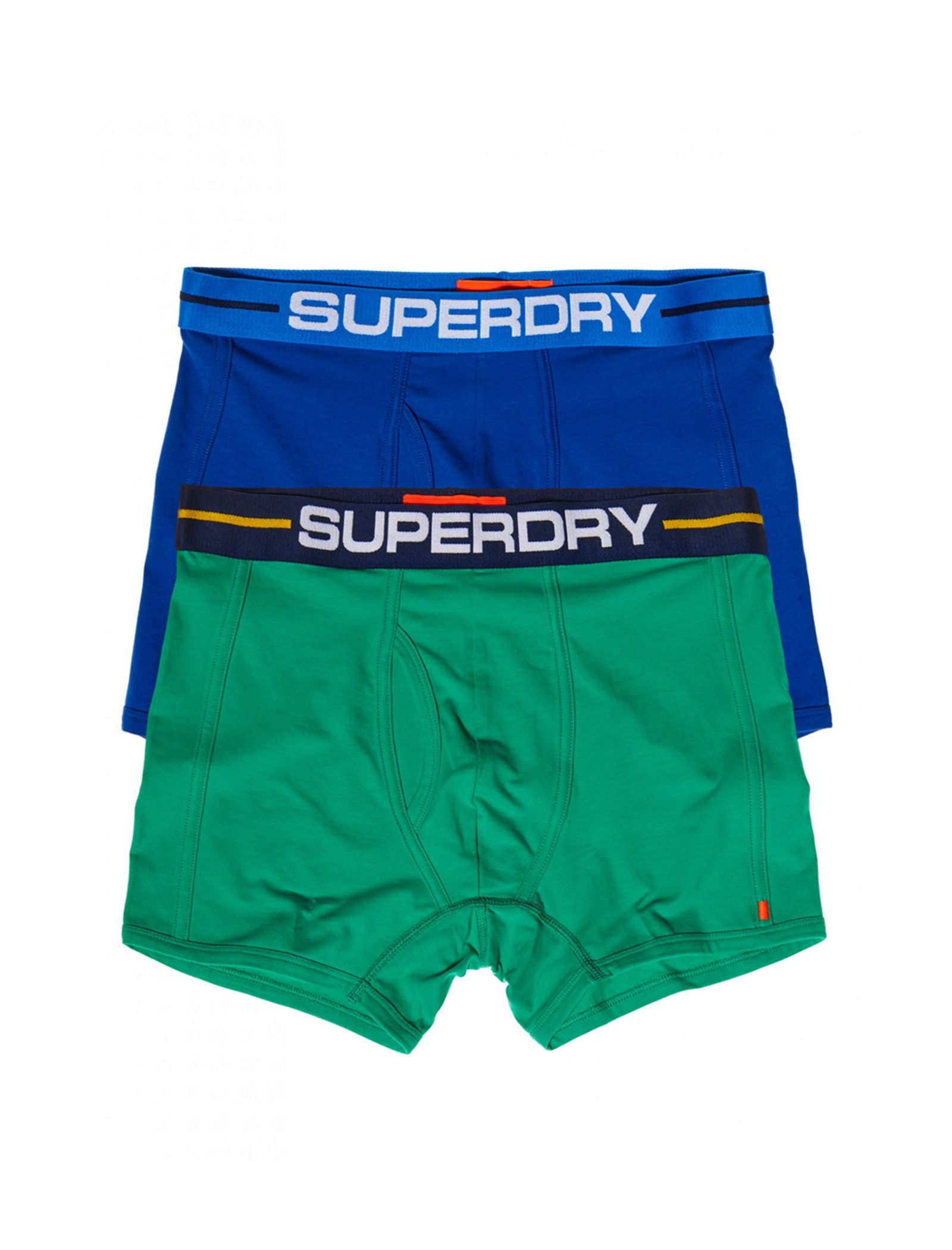 Men Cotton Boxer Underwear Pack Of 2 - سوپردرای - آبي/سبز - 3