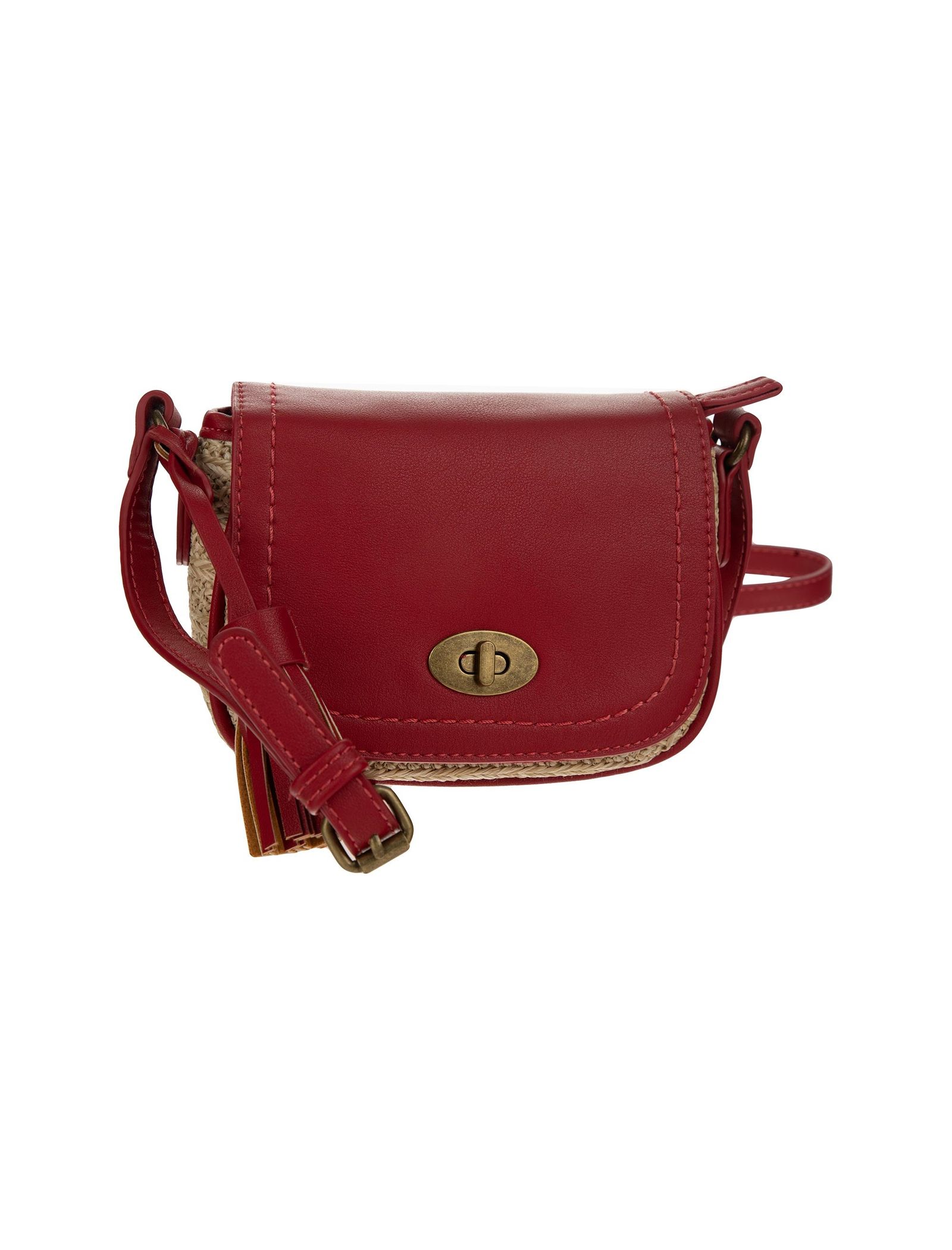 کیف دوشی روزمره زنانه - دادلین تک سایز - قرمز - 2