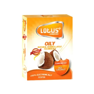 کاندوم لوتوس مدل Oily بسته 3 عددی