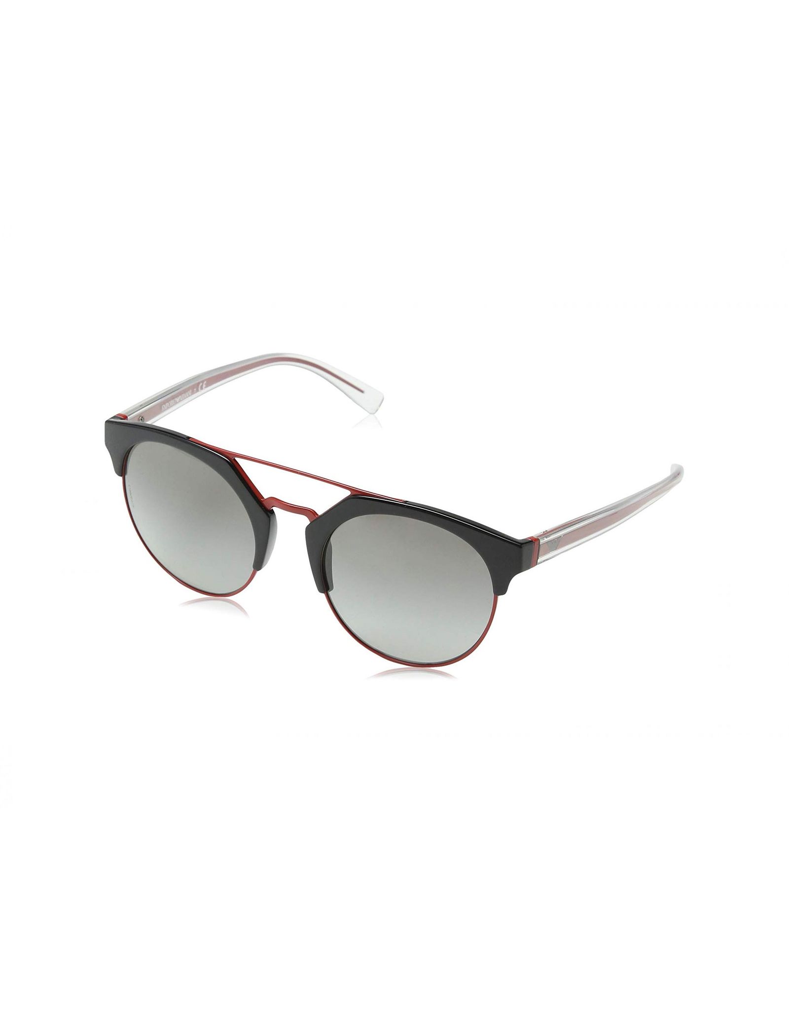 عینک آفتابی گرد زنانه - امپریو آرمانی - مشکي و قرمز - 5