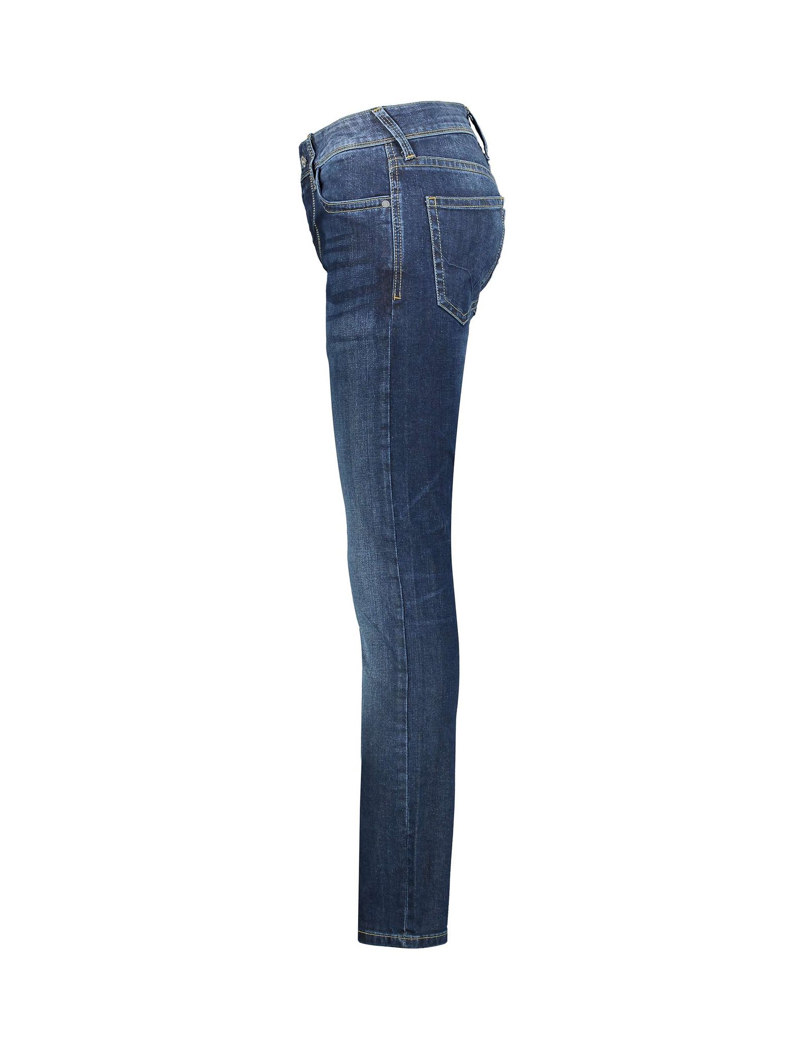 شلوار جین جذب مردانه - پپه جینز - آبي تيره - 4