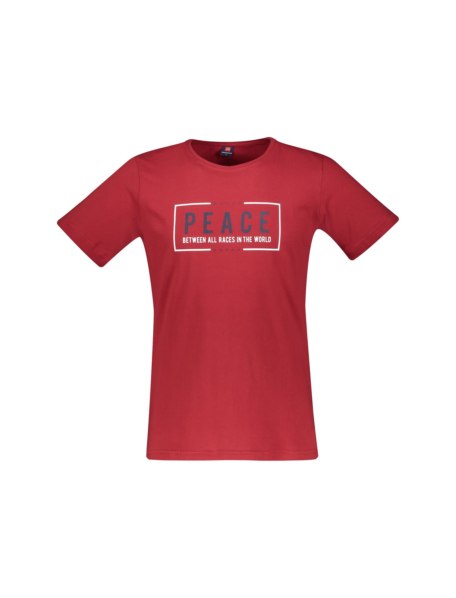 تی شرت و شلوار نخی راحتی مردانه - جامه پوش آرا - قرمز - 3